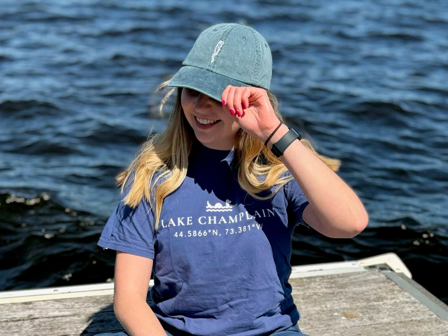 Lake Champlain Short Sleeve Shirt | Plattsburgh, New York | Burlington, Vermont | North Country Gift, Present | Fisherman Gifts | Sailing |