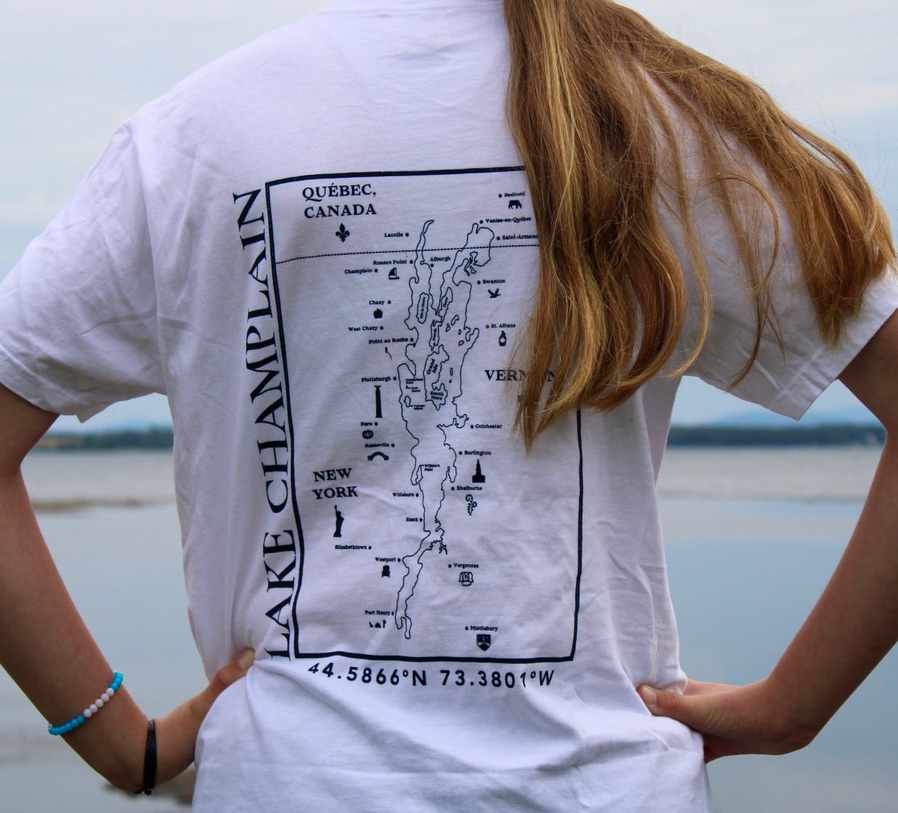 Lake Champlain Short Sleeve Shirt | Plattsburgh, New York | Burlington, Vermont | North Country Gift, Present | Fisherman Gifts | Sailing |