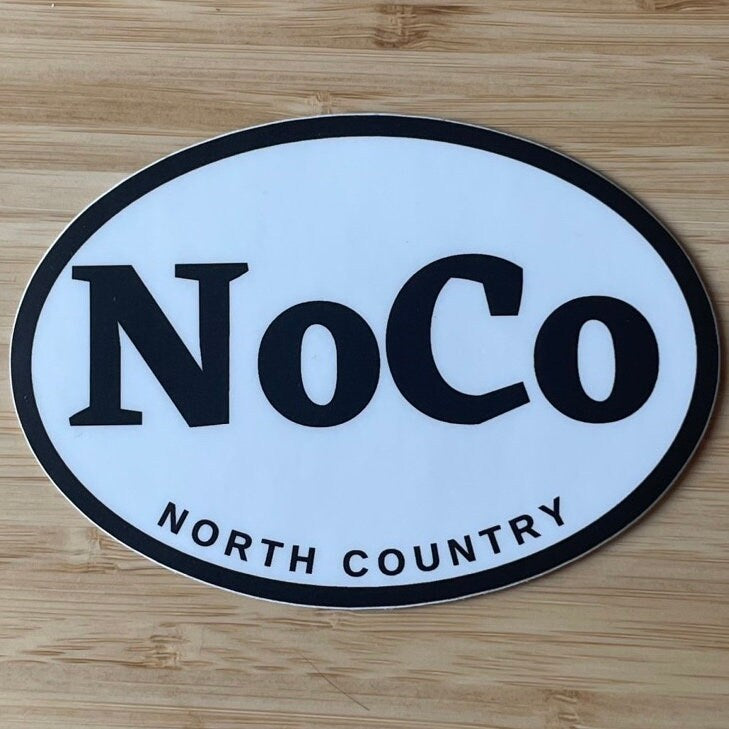 North Country NoCo Sticker: Plattsburgh NY, Lake Champlain Decal