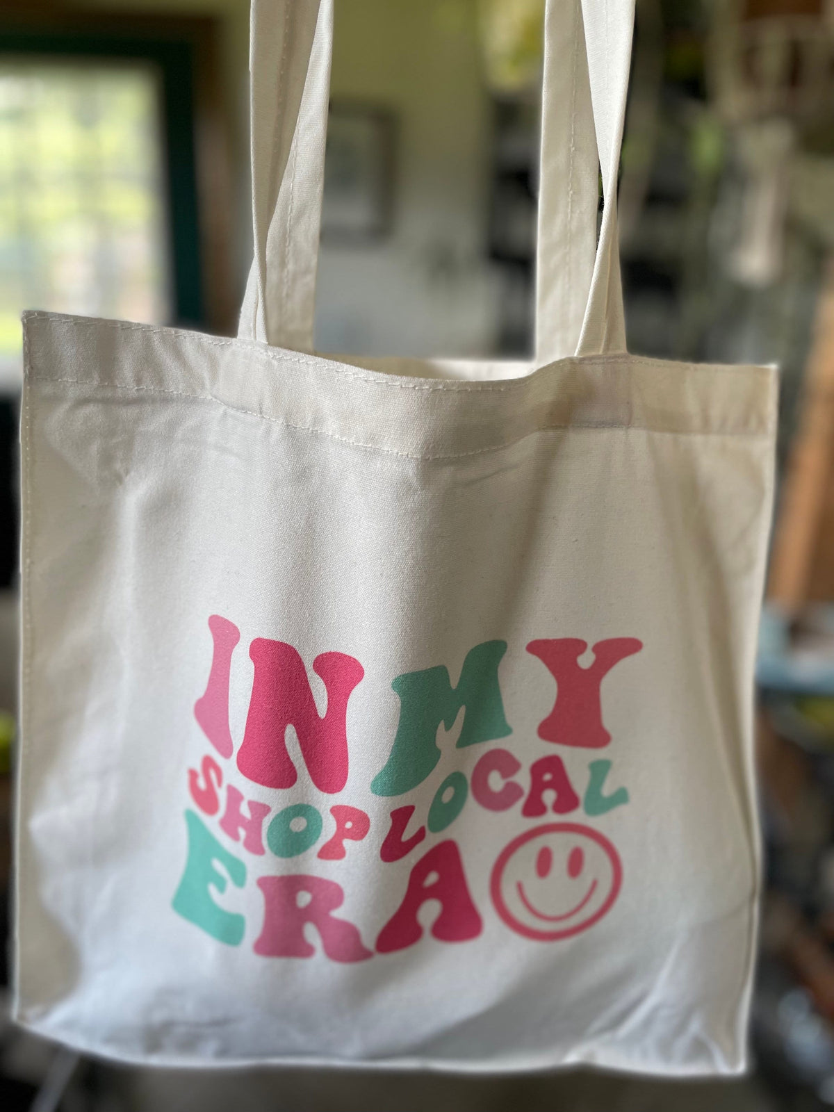 Shop Local Era Tote Bag: Reusable Shopping Bag