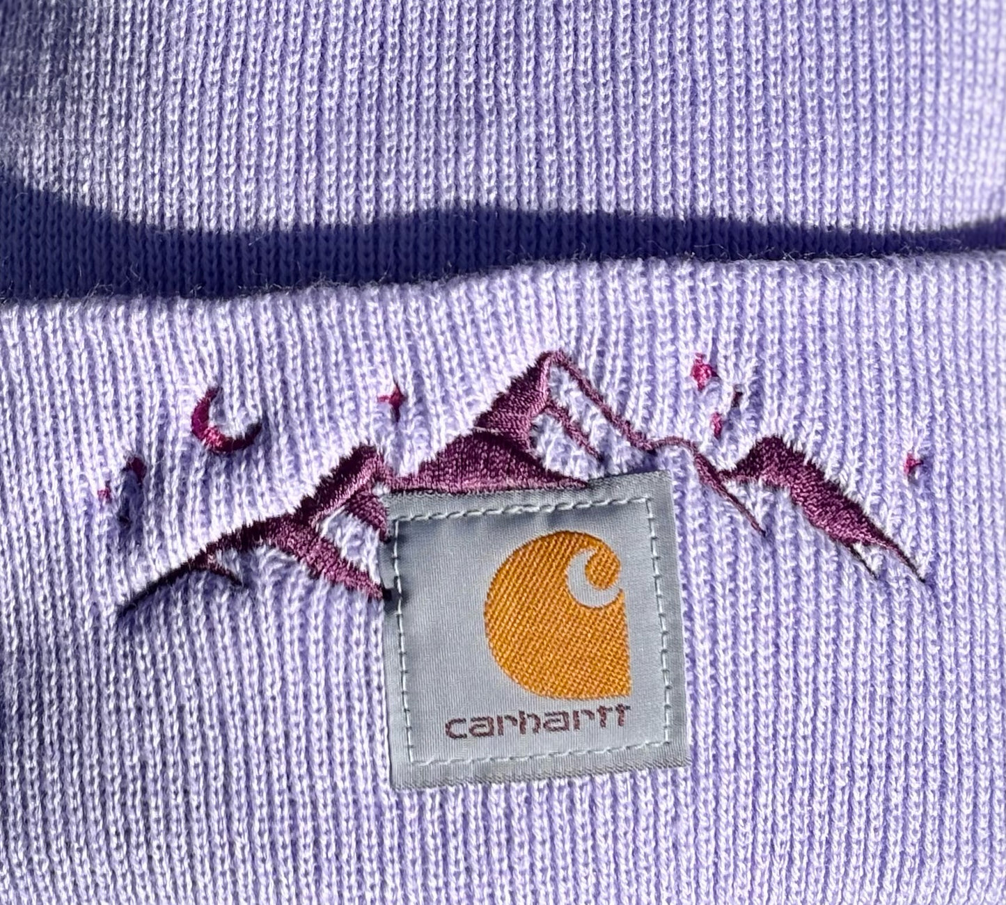 Carhartt Mountain Beanie | Handmade | Gift for Her | Gift for Him | Unique Embroidered Winter Hat