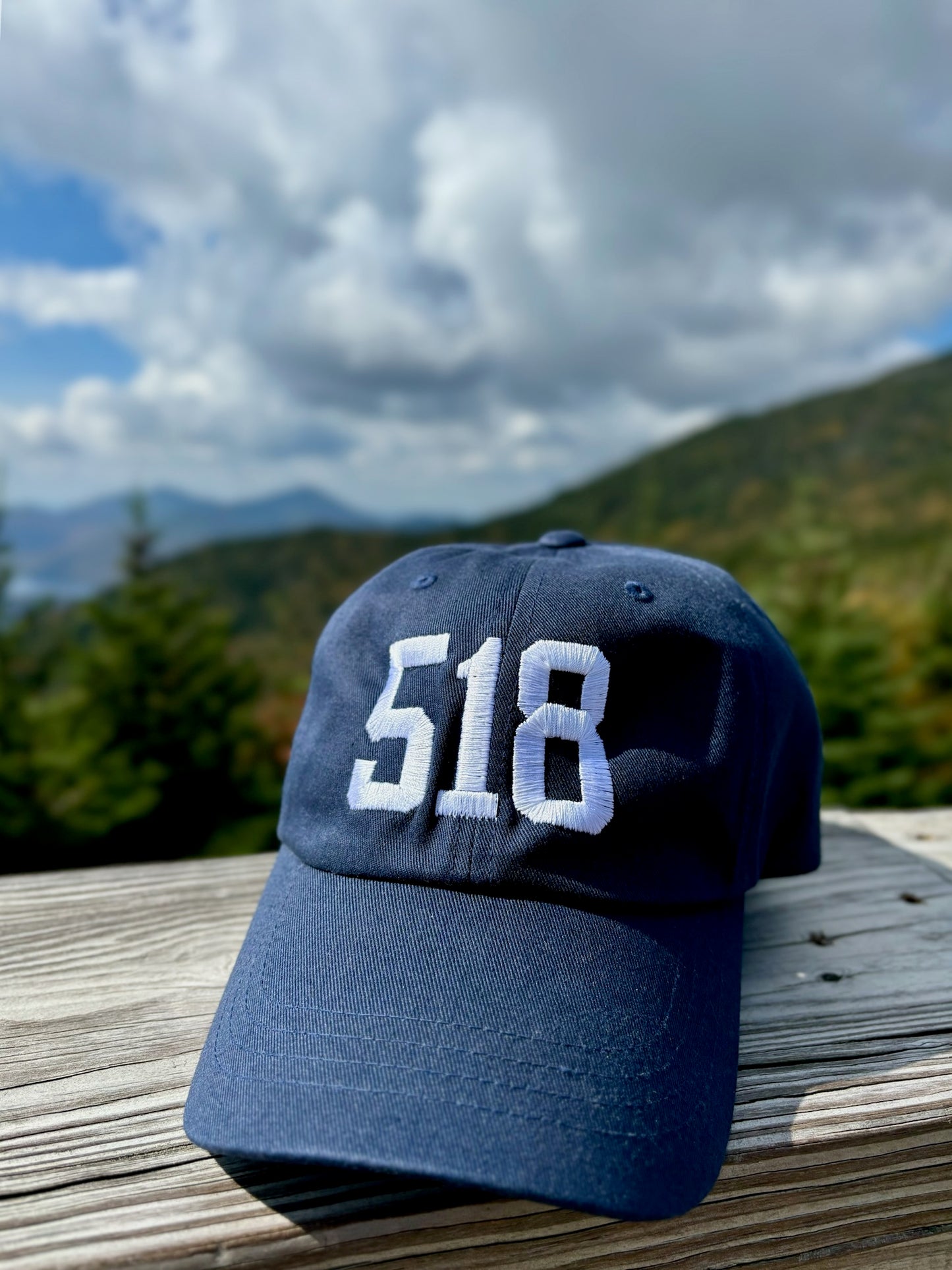 518 Embroidered Hat | The Real Upstate NY | Plattsburgh | Albany | North Country | 518 | Potsdam | New York | SUNY upstate | Lake George | Adirondacks | NY