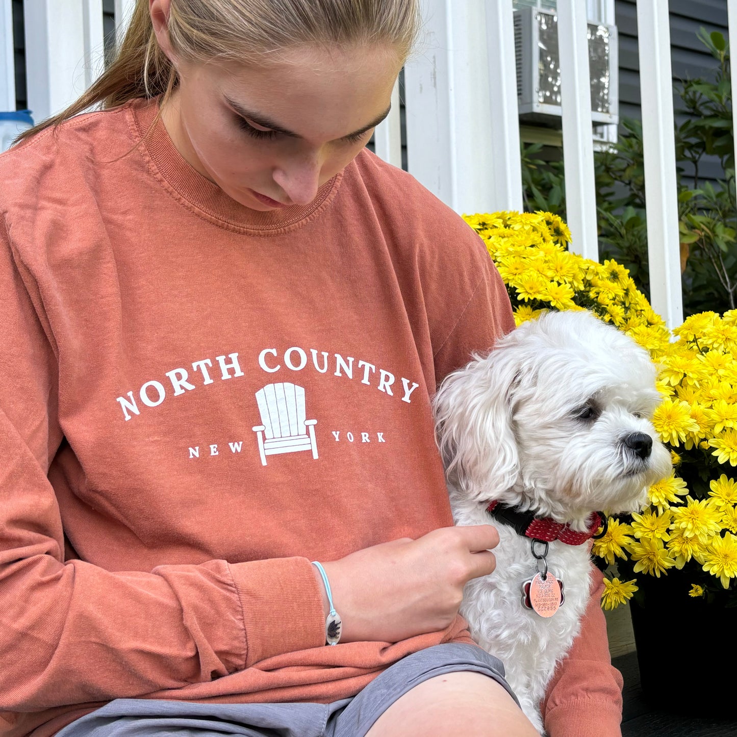 North Country Long Sleeve | Plattsburgh, New York | ADK Chair | North Country Gift | Upstate New York | Adirondack Chair | ADK | NoCo