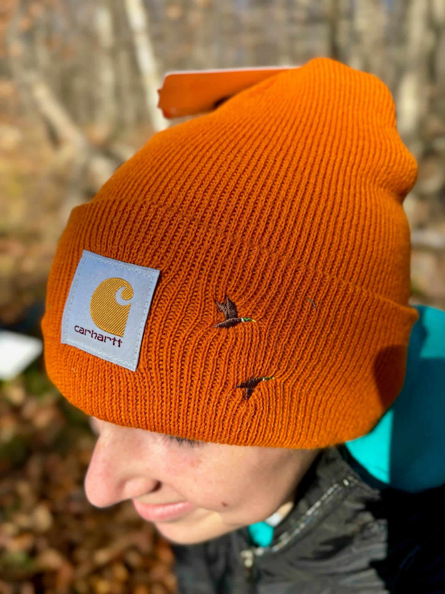 Carhartt Embroidered Mallard Beanie | Handmade | Gift for Her | Gift for Him | Gift for Duck Hunters