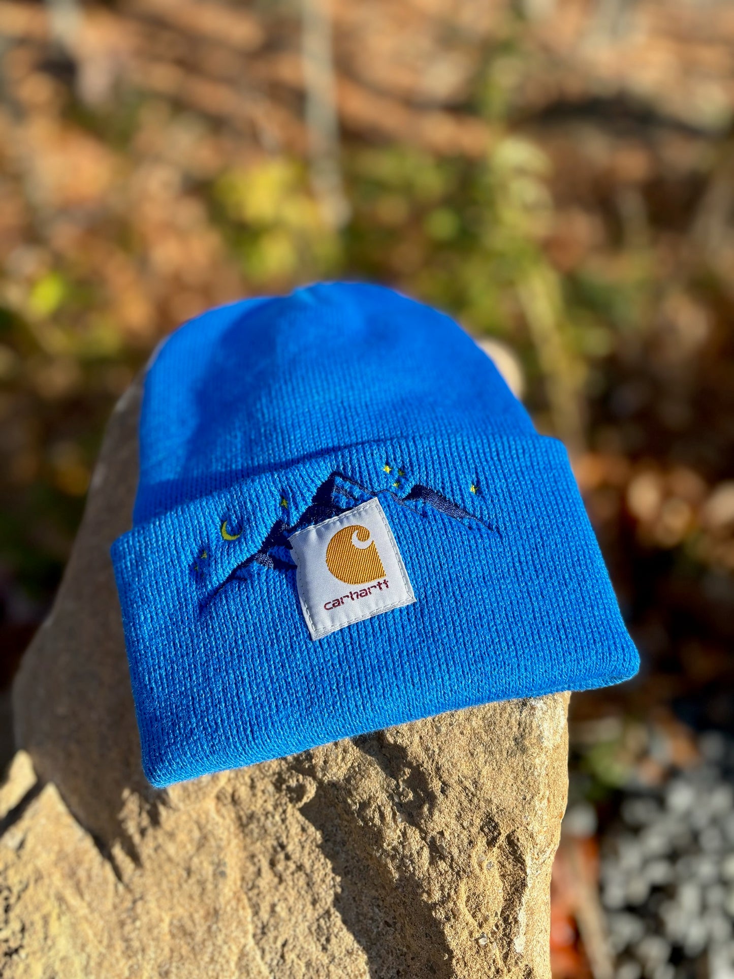 Carhartt Mountain Beanie | Handmade | Gift for Her | Gift for Him | Unique Embroidered Winter Hat