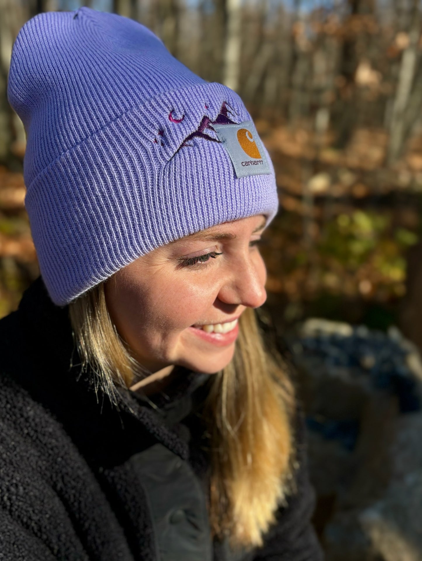 Carhartt Mountain Beanie | Handmade | Gift for Her | Gift for Him | Unique Embroidered Winter Hat