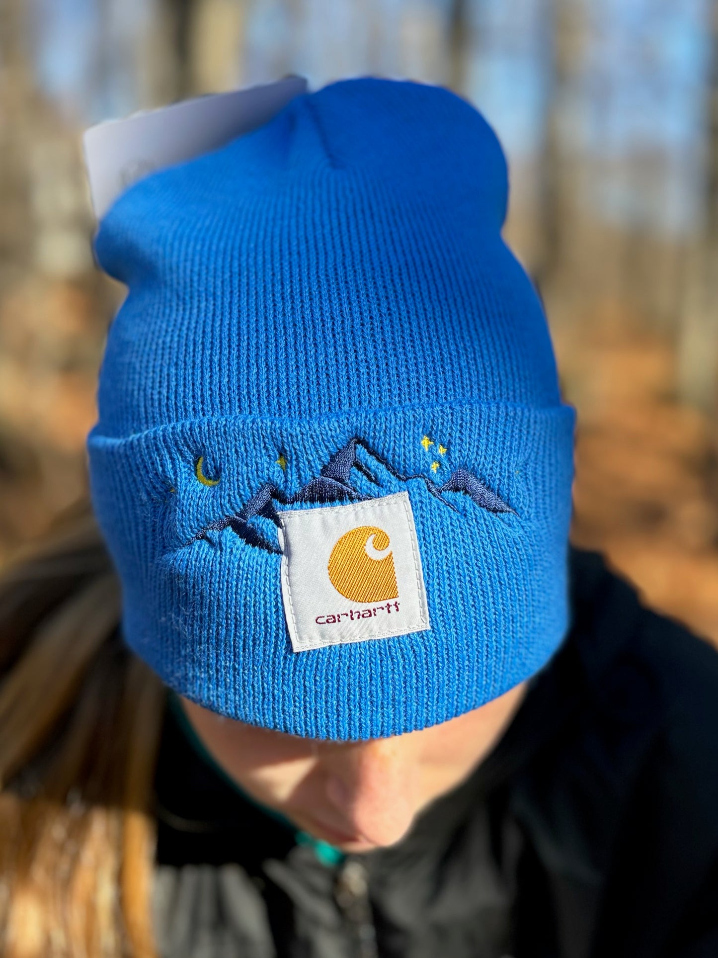 Carhartt Mountain Beanie | Handmade | Gift for Her | Gift for Him | Unique Embroidered Winter Hat