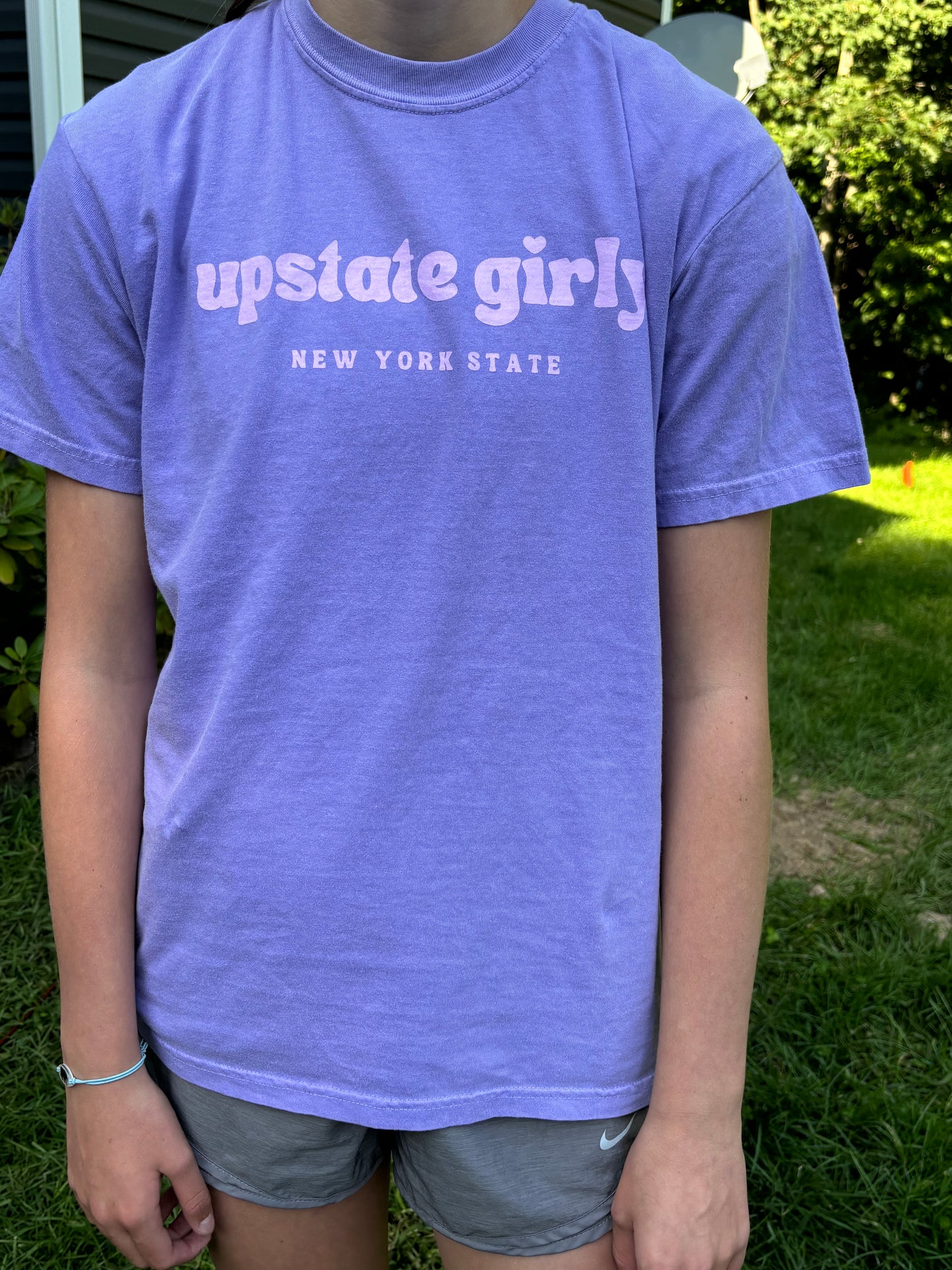 Upstate Girly New York State T- Shirt