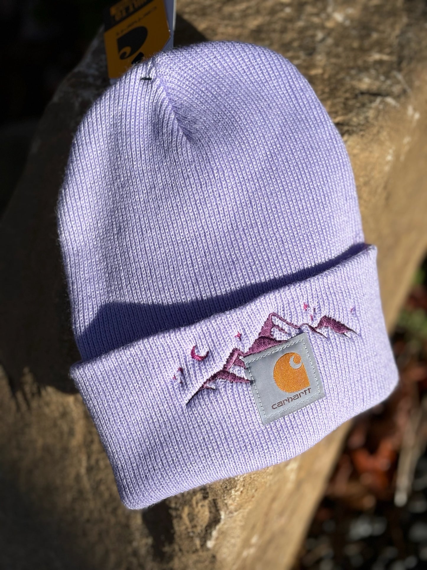 Carhartt Mountain Beanie | Handmade | Gift for Her | Gift for Him | Unique Embroidered Winter Hat