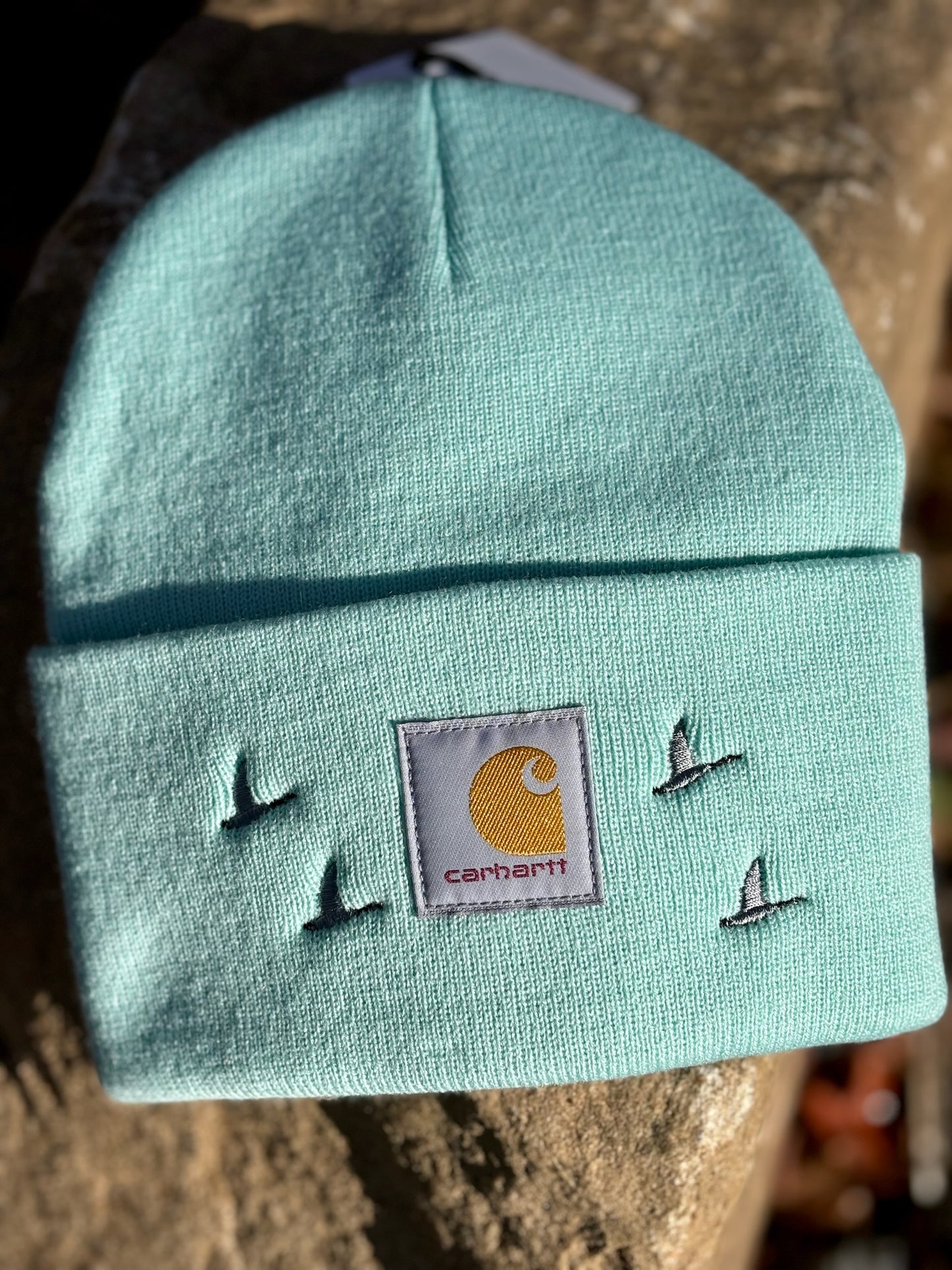 Carhartt Candian Geese Beanie | Handmade | Gift for Her | Gift for Him | Unique Embroidered Winter Hat