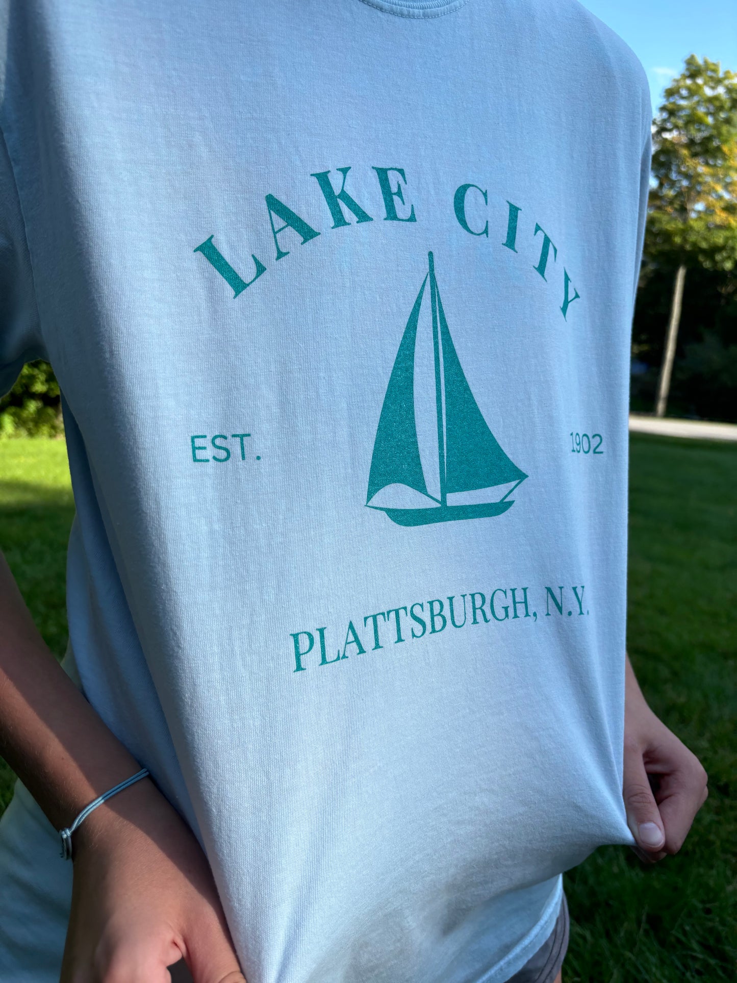 Lake City T-Shirt | SUNY Plattsburgh | Lake Champlain | Plattsvegas | North Country | NoCo | Champ Champy