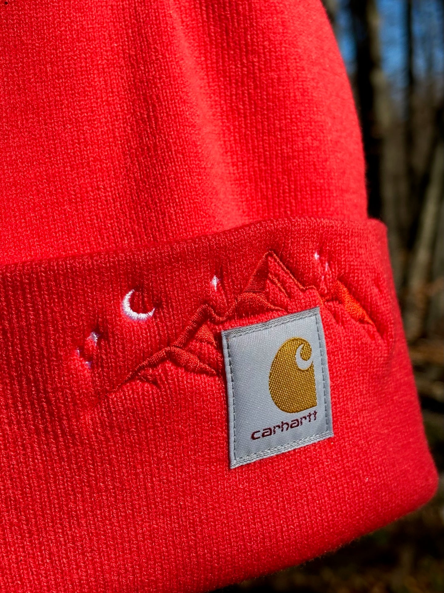 Carhartt Mountain Beanie | Handmade | Gift for Her | Gift for Him | Unique Embroidered Winter Hat