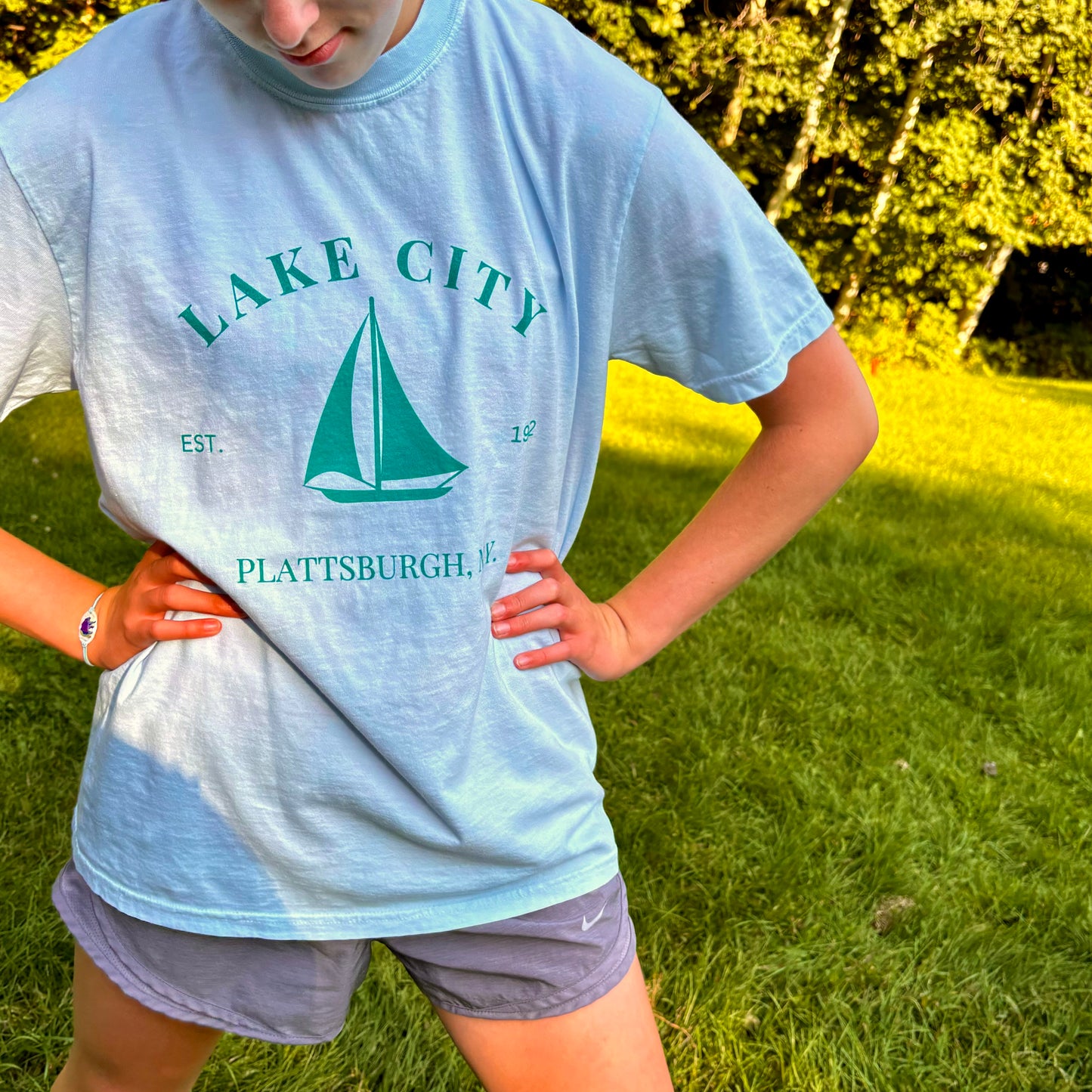 Lake City T-Shirt | SUNY Plattsburgh | Lake Champlain | Plattsvegas | North Country | NoCo | Champ Champy