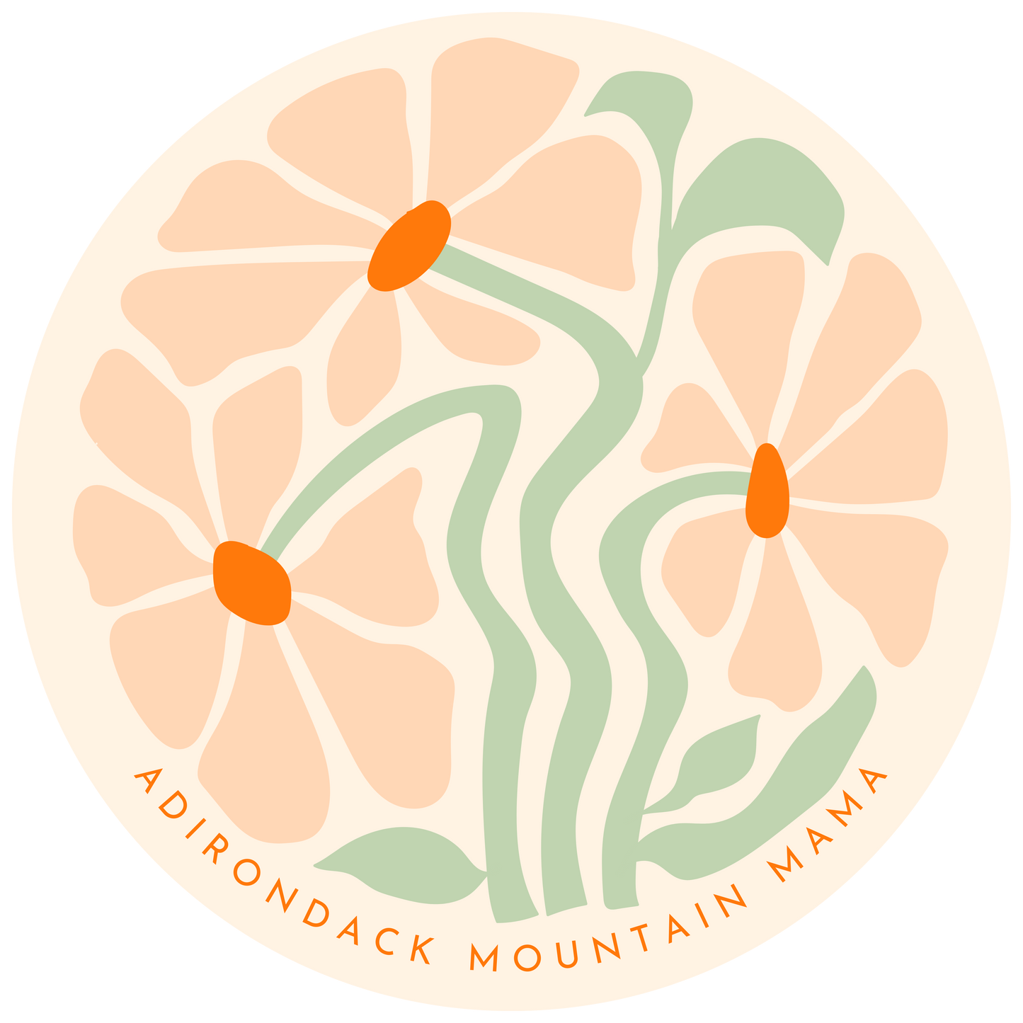 Adirondack Mountain Mama Sticker | ADK | Hiking gifts | Adirondack State Park | Mount Marcy | Whiteface | Water Bottle Sticker | 46er