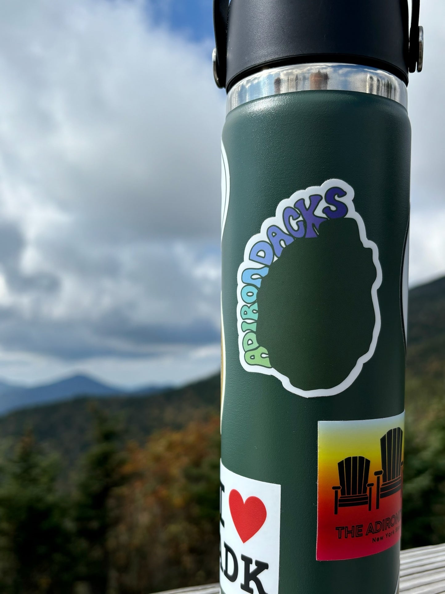 Adirondack Park Sticker | ADK | Hiking gifts | Adirondack State Park | Mount Marcy | Whiteface | Water Bottle Sticker | 46er | Lake Placid