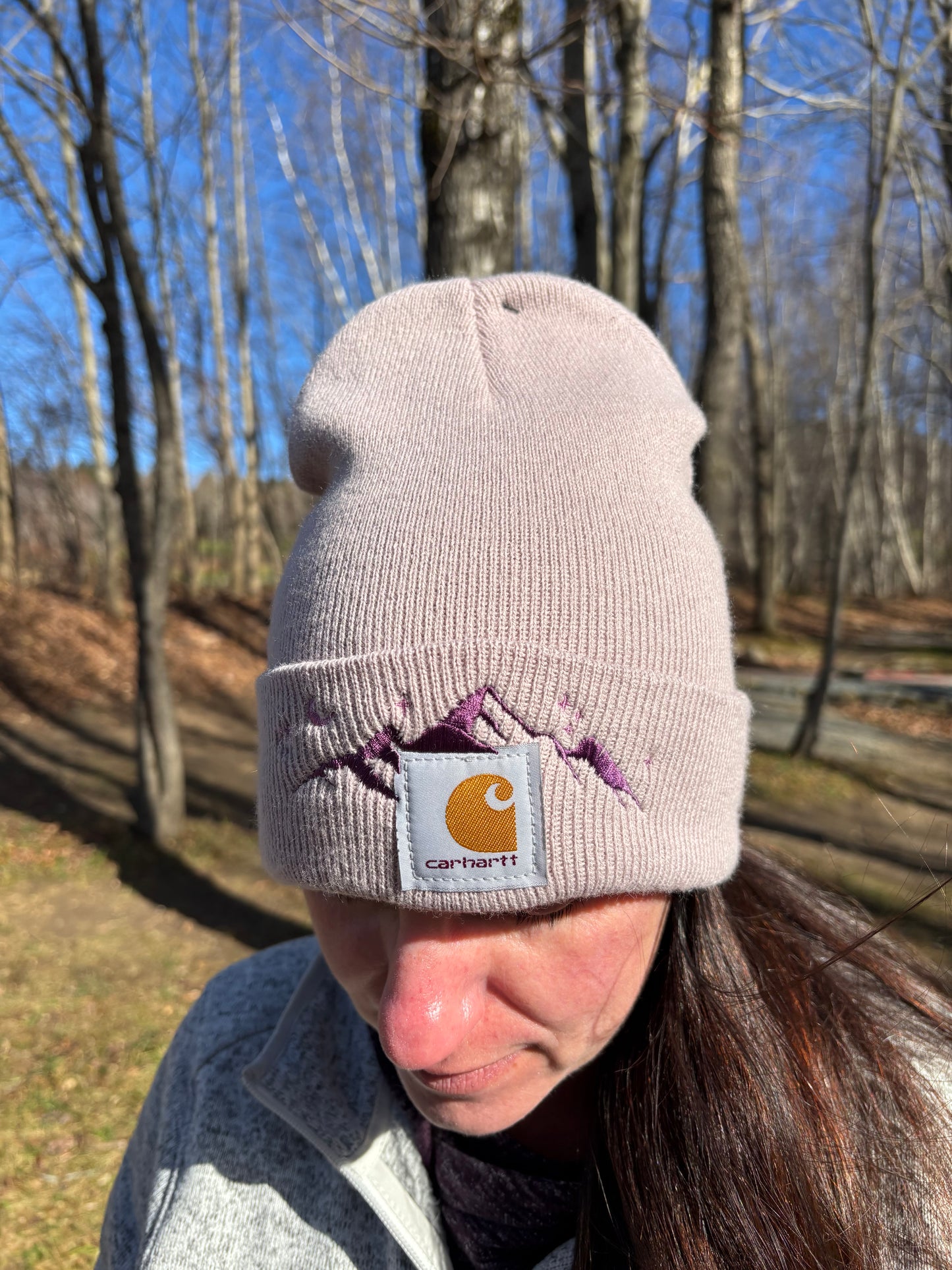 Carhartt Mountain Beanie | Handmade | Gift for Her | Gift for Him | Unique Embroidered Winter Hat