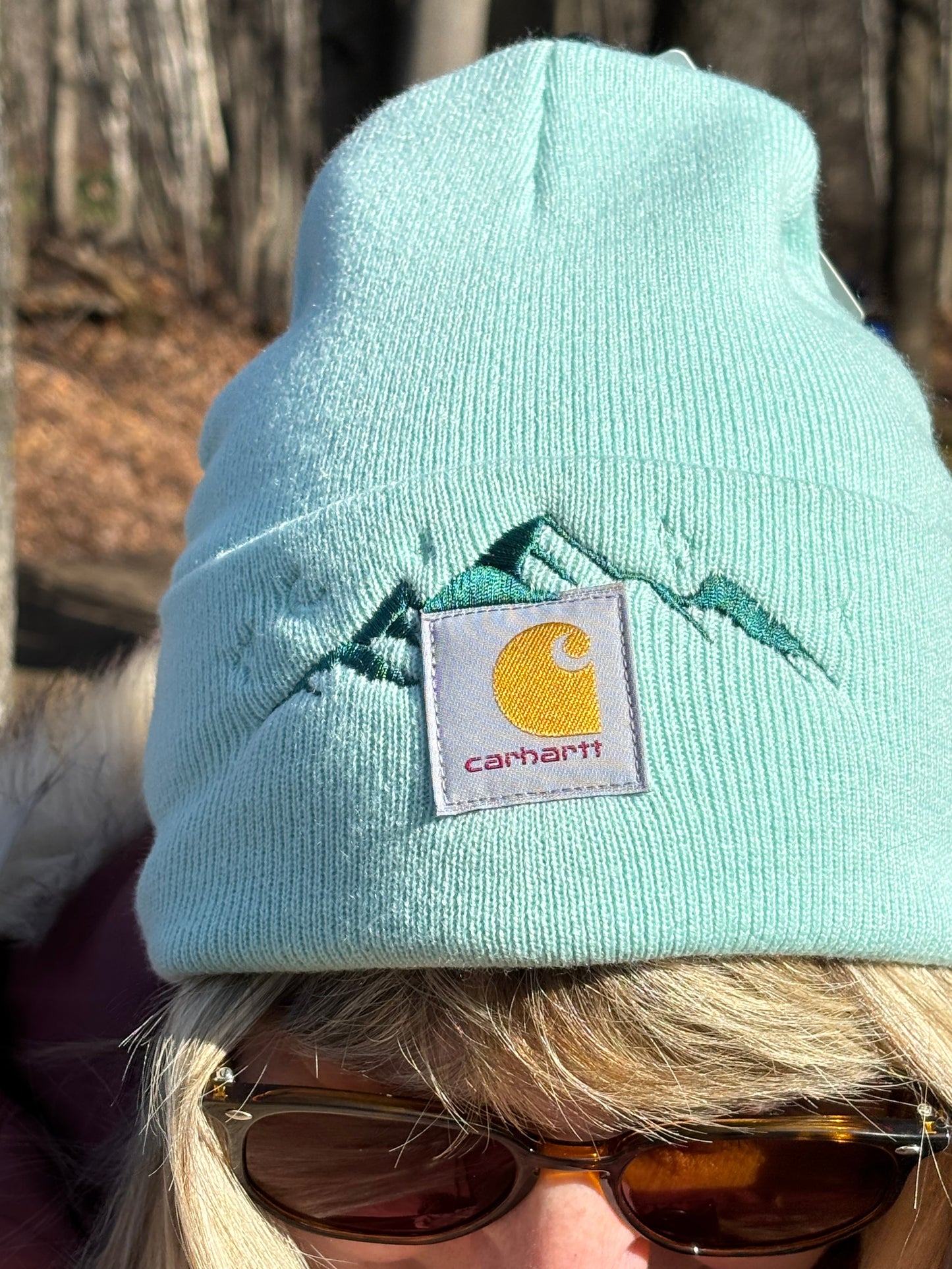 Carhartt Mountain Beanie | Handmade | Gift for Her | Gift for Him | Unique Embroidered Winter Hat