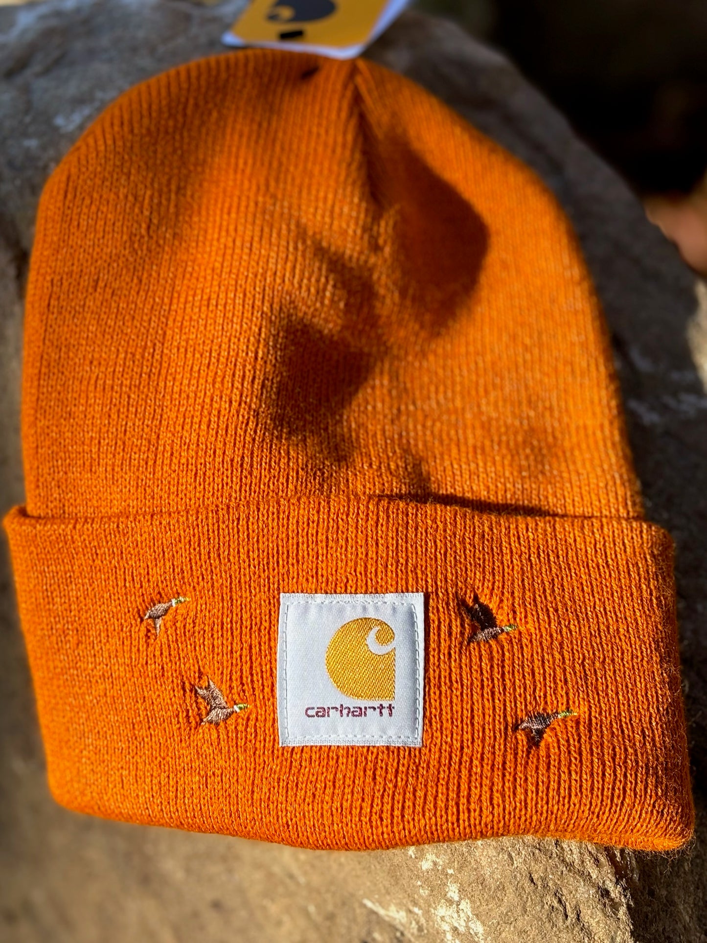 Carhartt Embroidered Mallard Beanie | Handmade | Gift for Her | Gift for Him | Gift for Duck Hunters