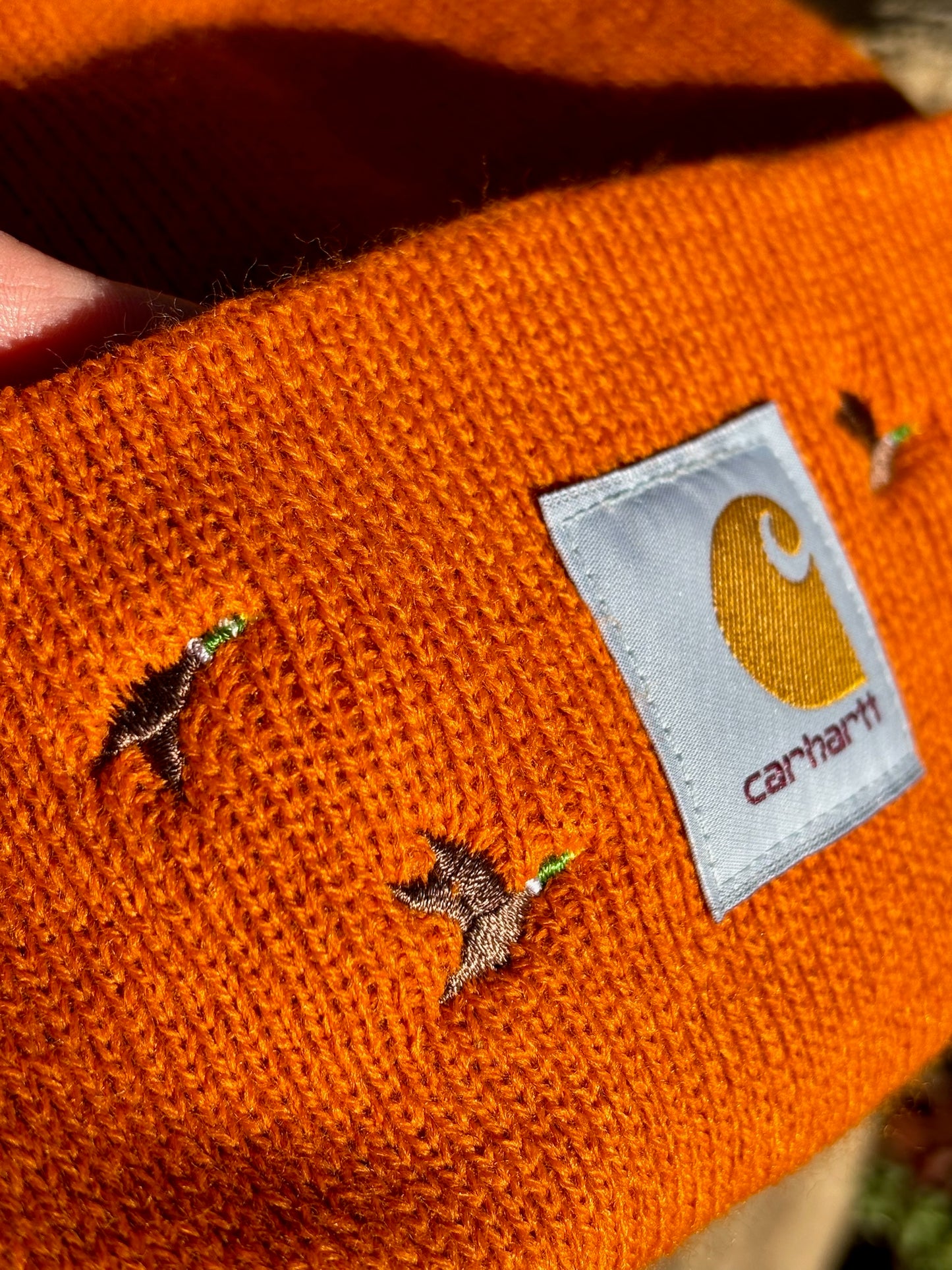 Carhartt Embroidered Mallard Beanie | Handmade | Gift for Her | Gift for Him | Gift for Duck Hunters