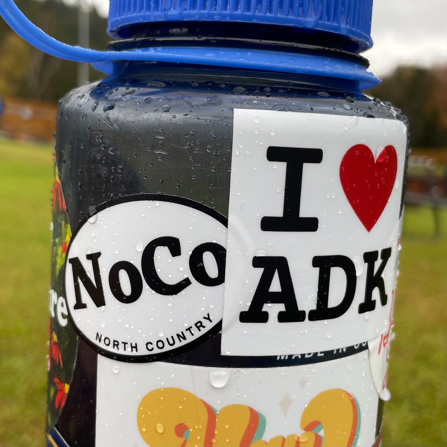 I Heart ADK Sticker| Hiking gifts | Adirondack State Park | Mount Marcy | Whiteface | Water Bottle Sticker | 46er | Lake Placid | I love ADK