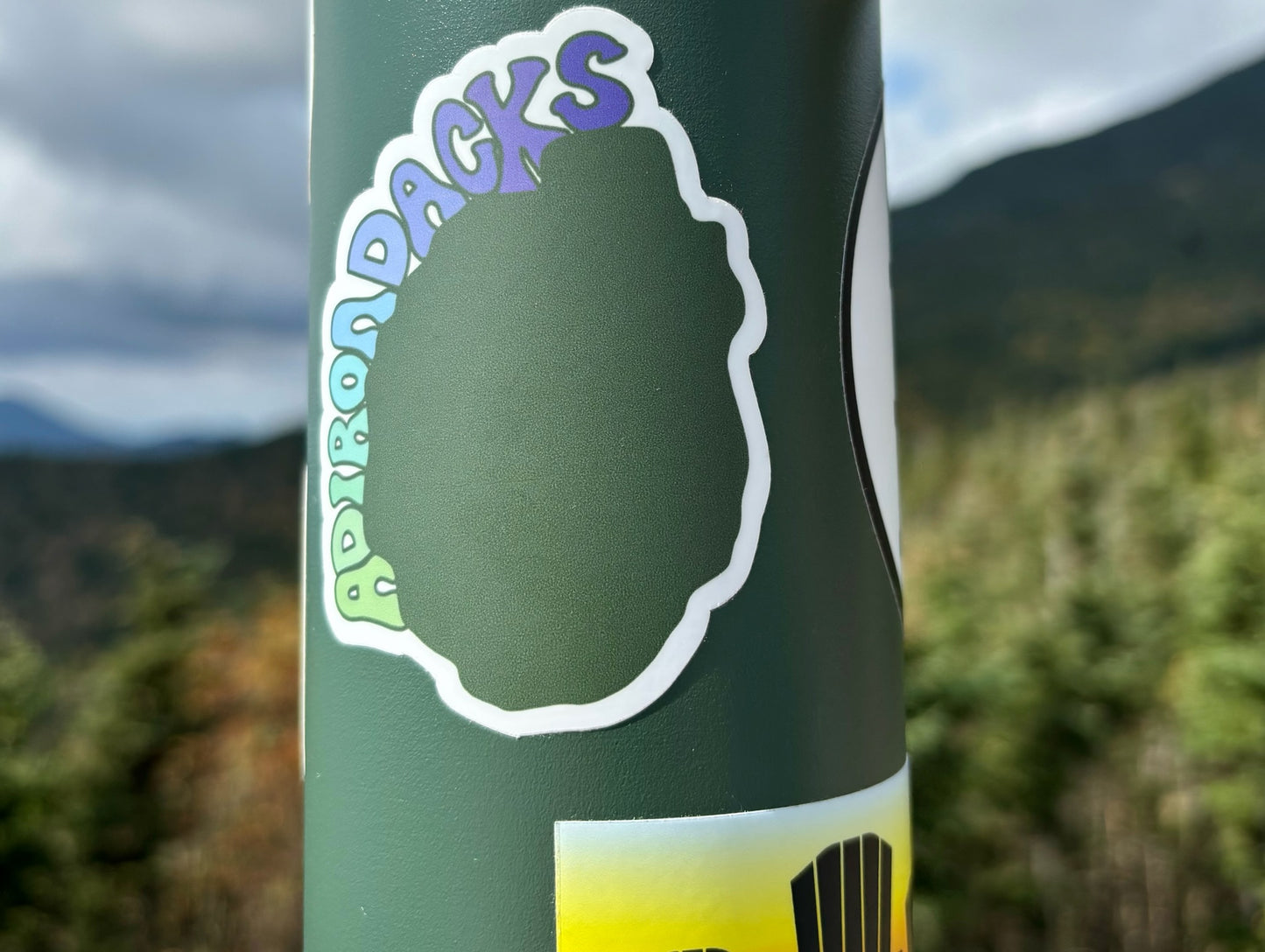 Adirondack Park Sticker | ADK | Hiking gifts | Adirondack State Park | Mount Marcy | Whiteface | Water Bottle Sticker | 46er | Lake Placid