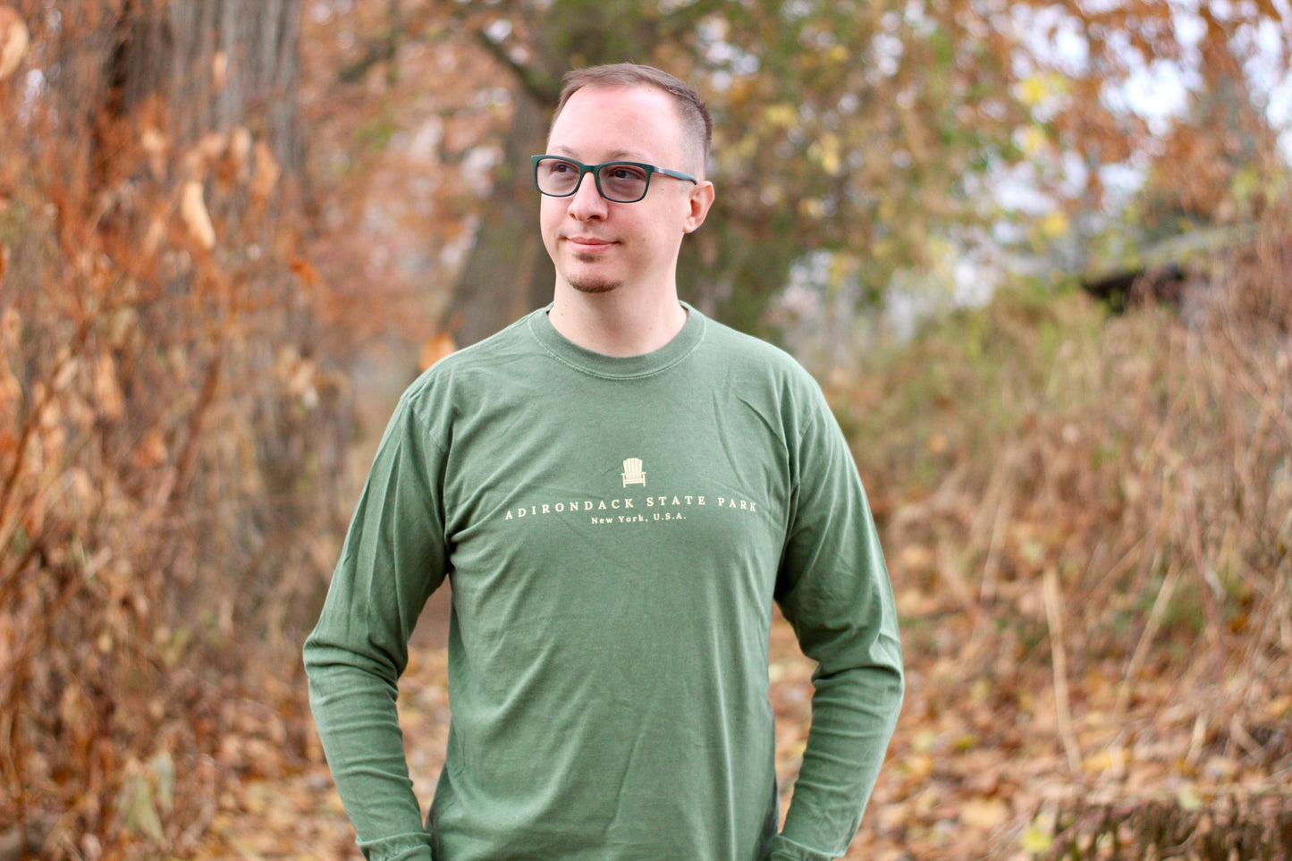 Adirondack Park Long Sleeve Shirt | Plattsburgh, New York | Burlington, Vermont | North Country Gift, Present | Lake Placid | ADK | Saranac