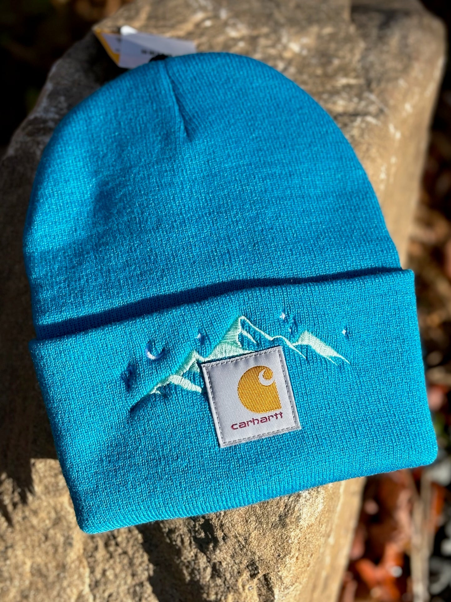 Carhartt Mountain Beanie | Handmade | Gift for Her | Gift for Him | Unique Embroidered Winter Hat