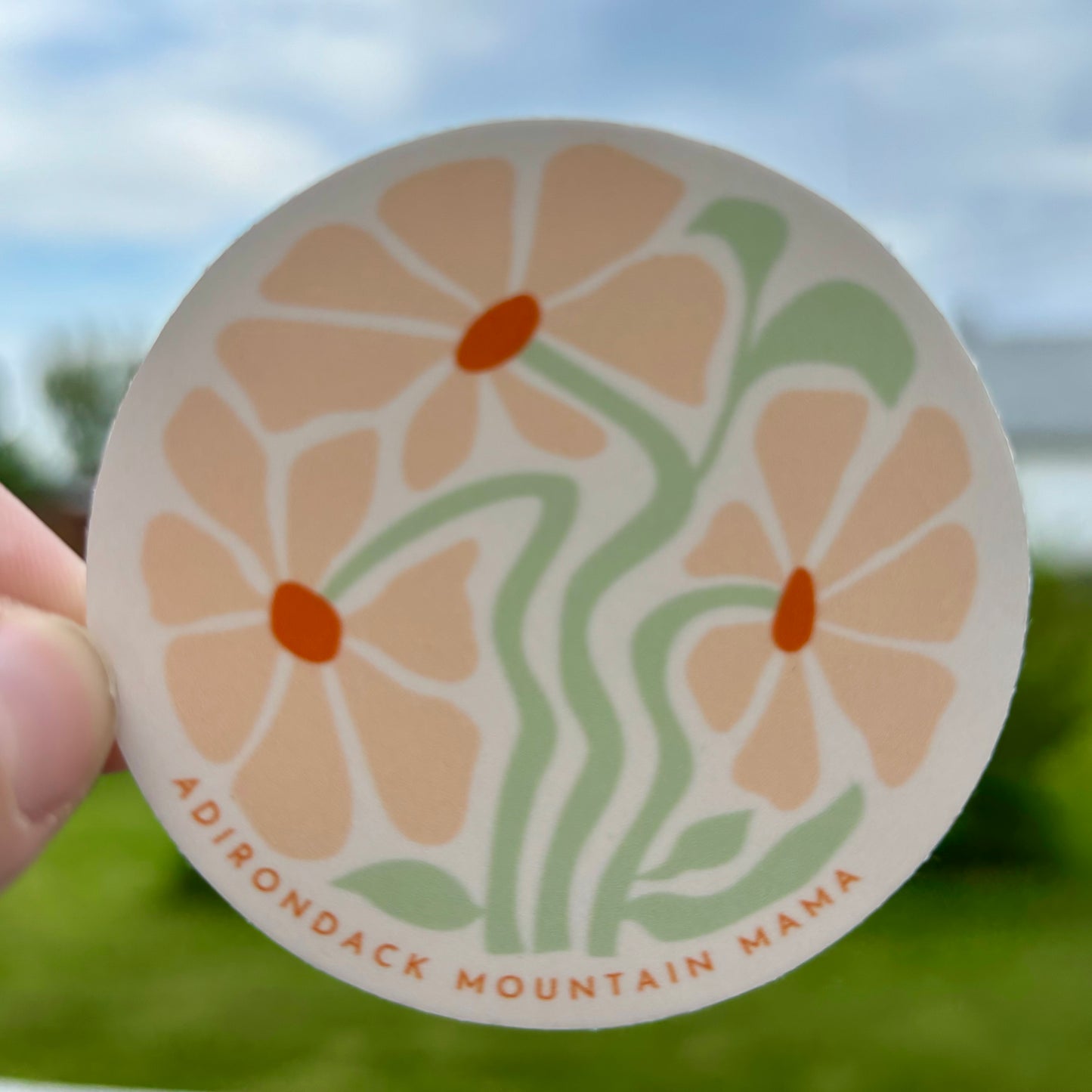 Adirondack Mountain Mama Sticker | ADK | Hiking gifts | Adirondack State Park | Mount Marcy | Whiteface | Water Bottle Sticker | 46er