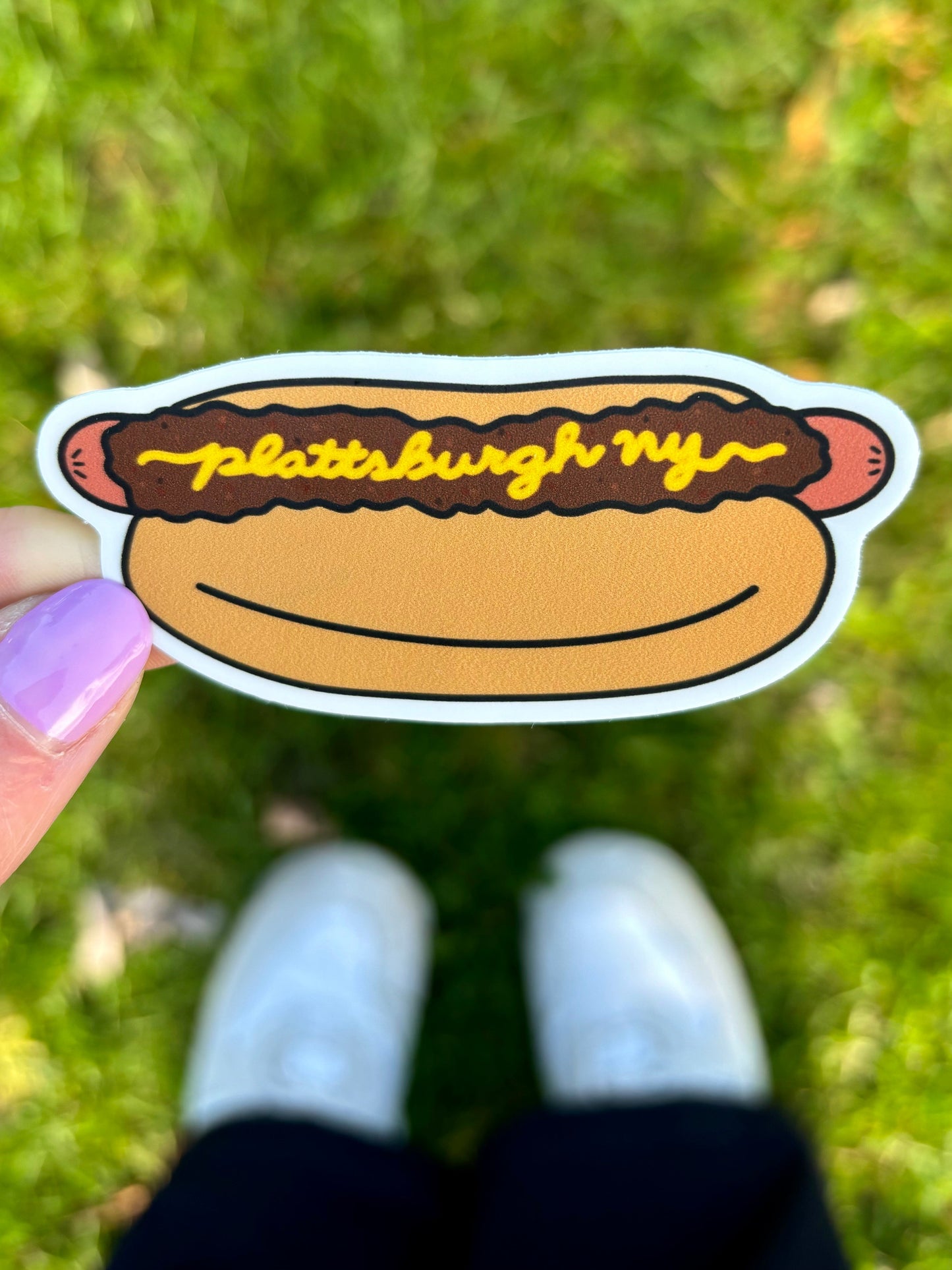 Plattsburgh, NY Michigan Hot Dog Sticker