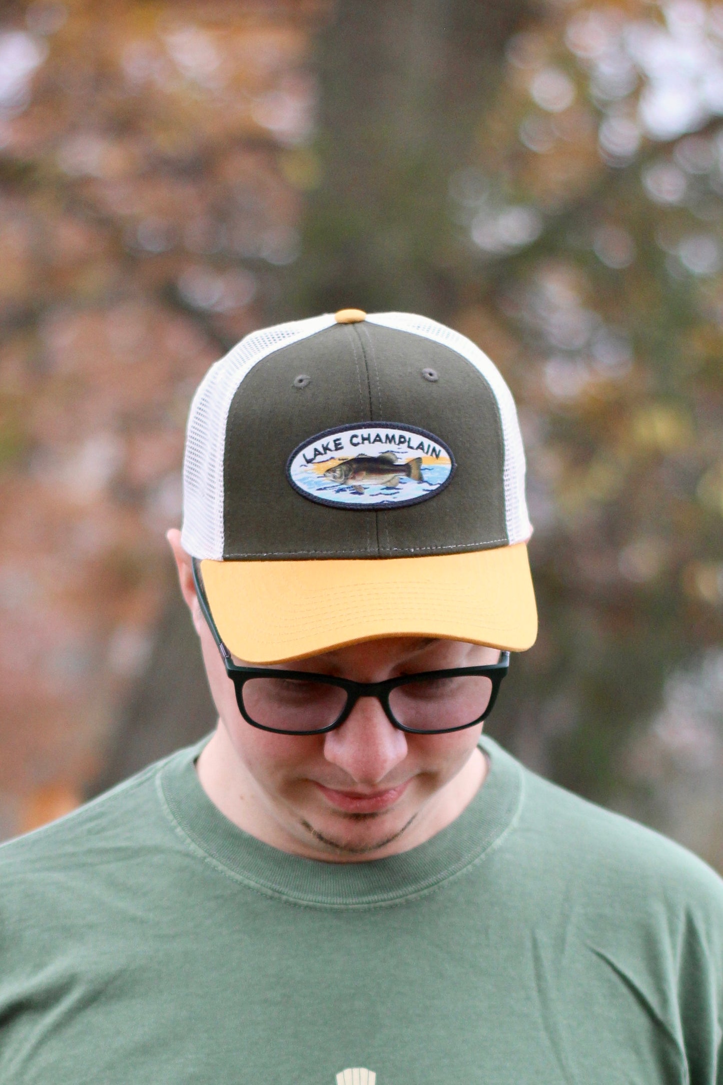 Lake Champlain Bass Hat | Zephar Trucker | Fishing Gifts | Vermont | New York | Lake Life | Outdoors Hat