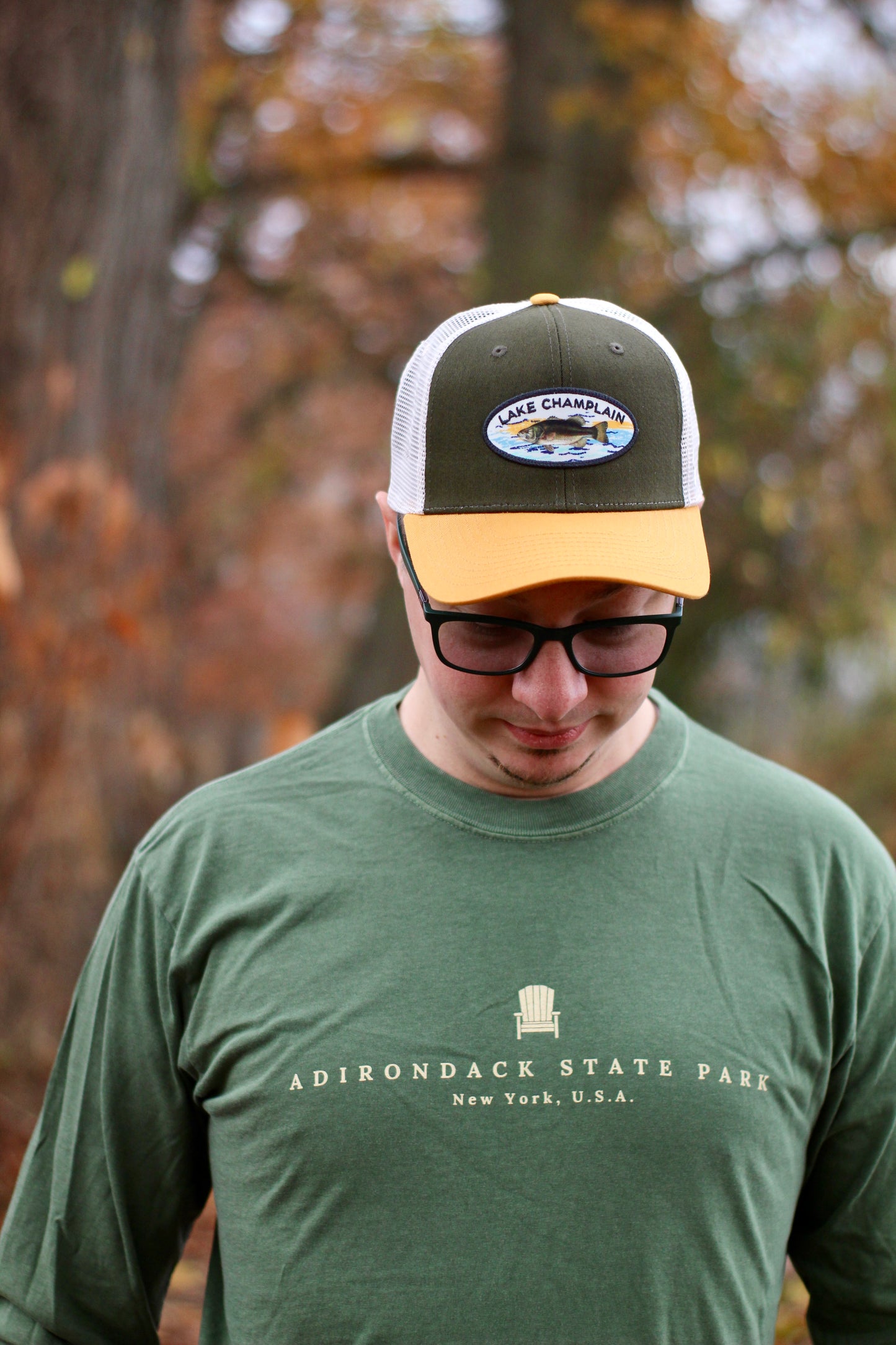 Lake Champlain Bass Hat | Zephar Trucker | Fishing Gifts | Vermont | New York | Lake Life | Outdoors Hat