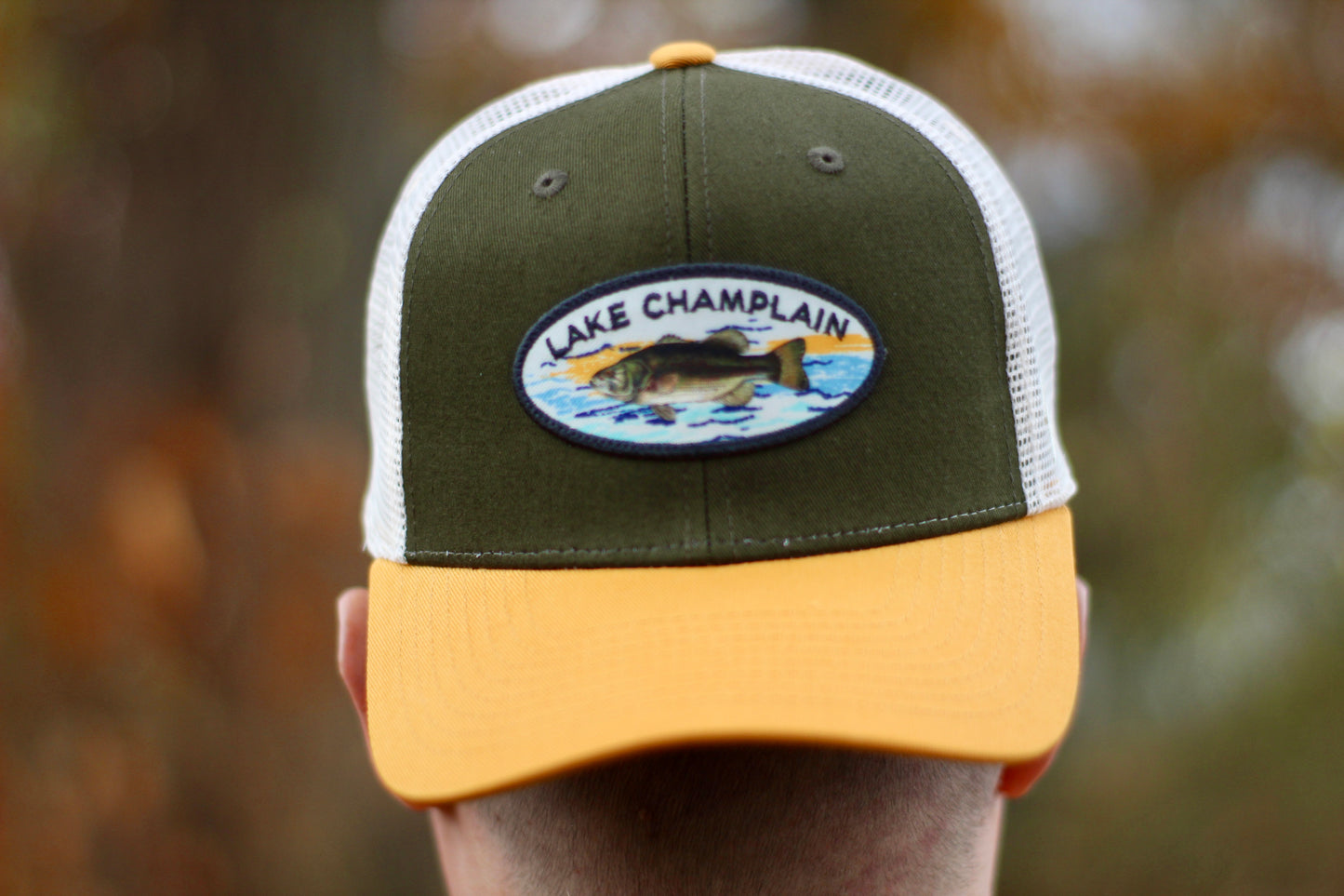 Lake Champlain Bass Hat | Zephar Trucker | Fishing Gifts | Vermont | New York | Lake Life | Outdoors Hat