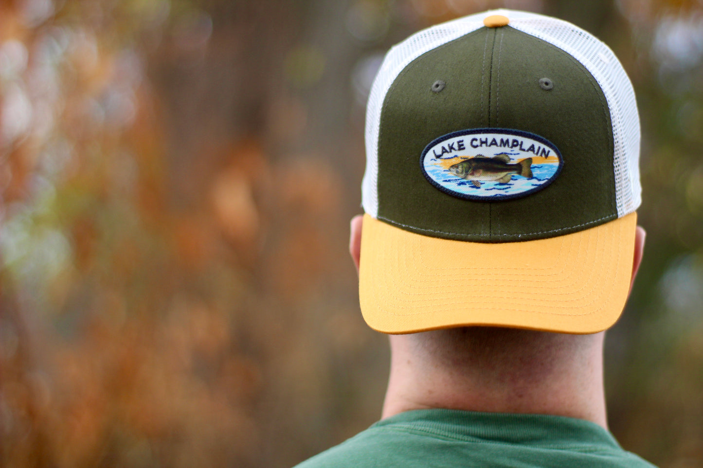 Lake Champlain Bass Hat | Zephar Trucker | Fishing Gifts | Vermont | New York | Lake Life | Outdoors Hat