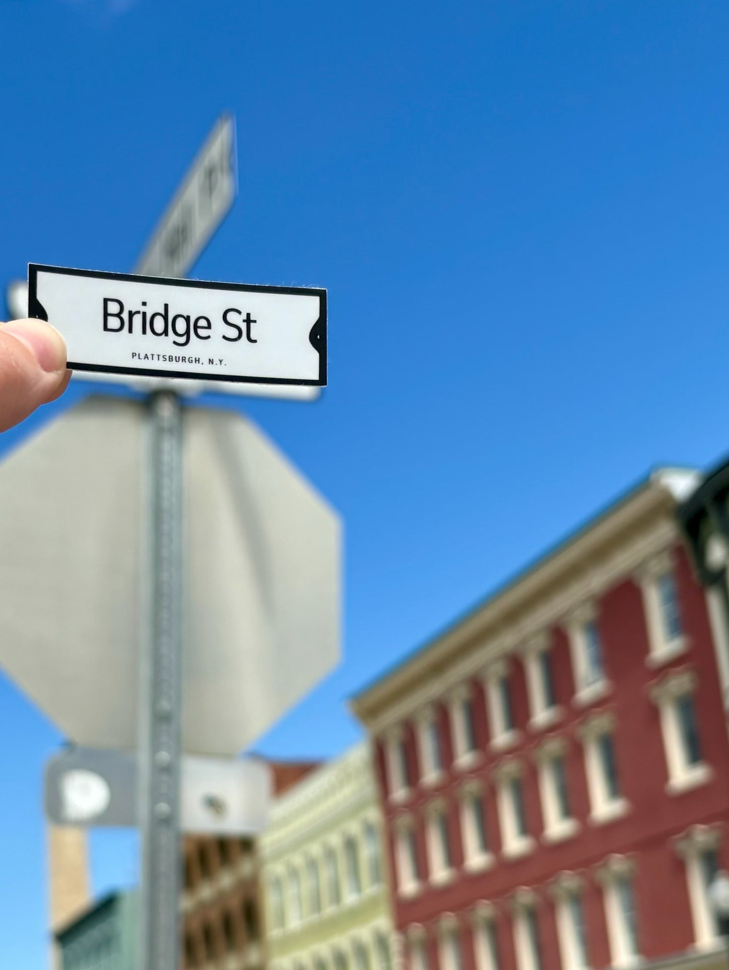 City of Plattsburgh Historic Street Sign Stickers