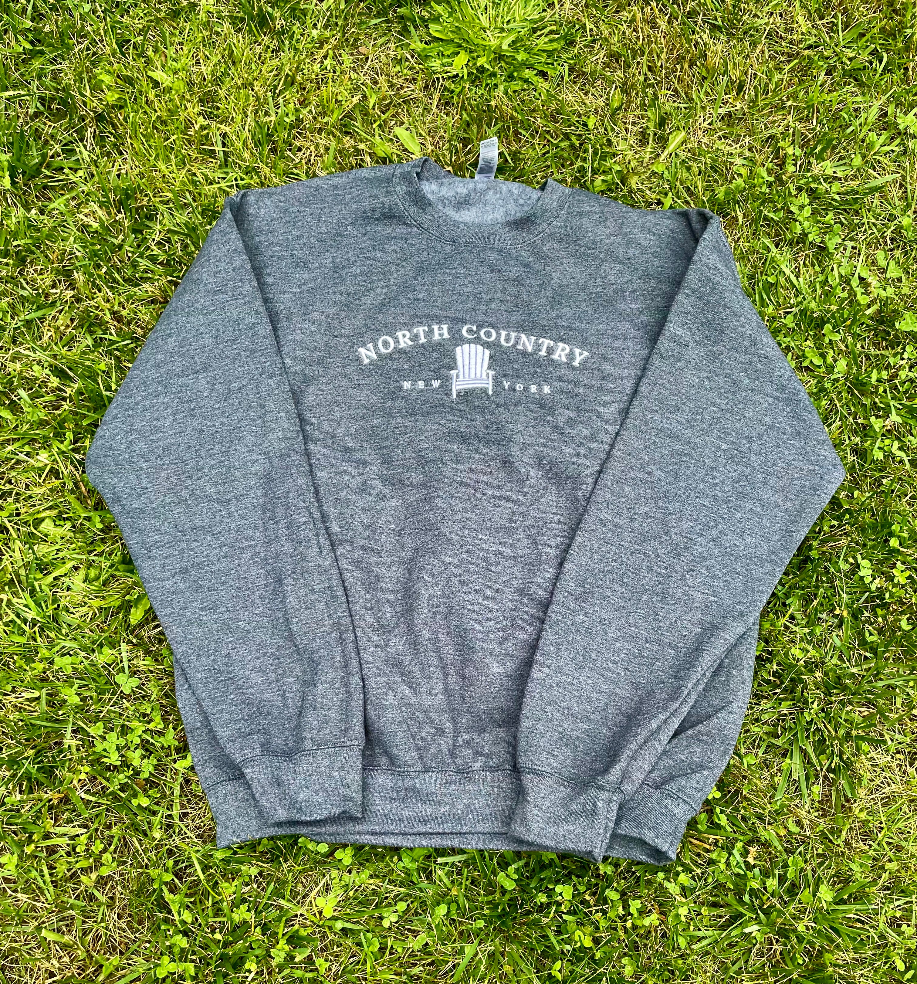 North Country Comfort Colors Crewneck| Plattsburgh, New York | Burlington, Vermont | North Country Gift | Lake Life | Adirondack store | ADK