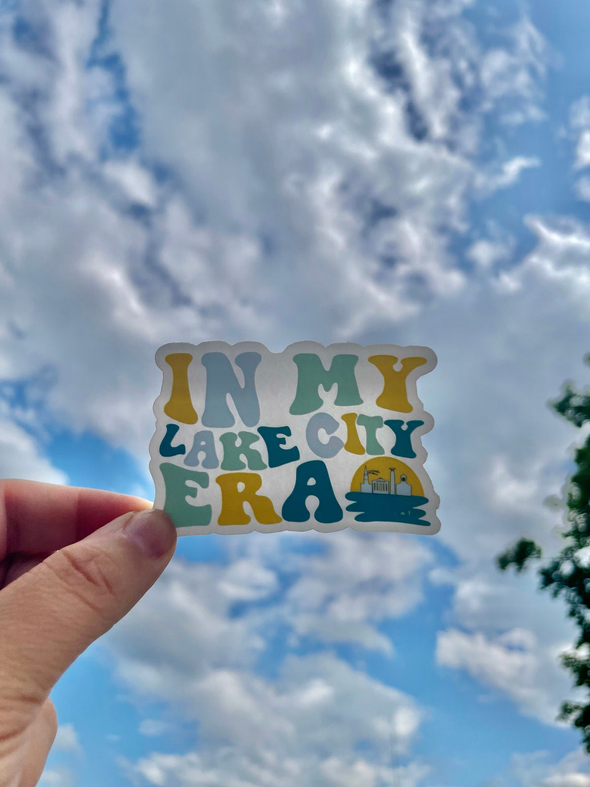 Lake City Sticker: Plattsburgh, NY - Lake Champlain Holographic Decal