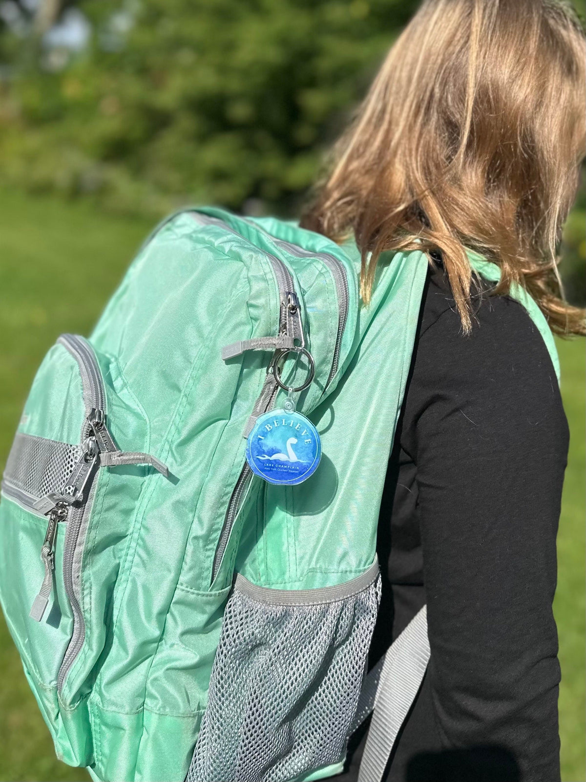Lake Champlain Champy Keychain: I Believe Lake Monster Sticker