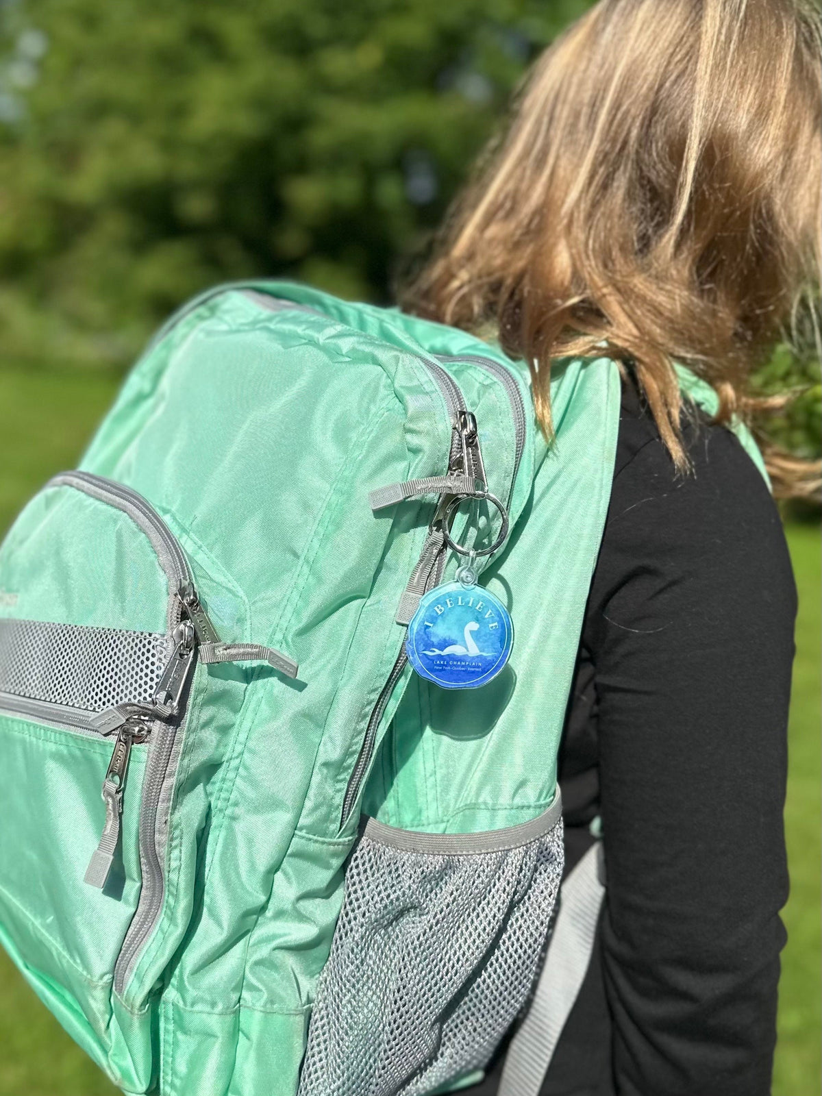 Lake Champlain Champy Keychain: I Believe Lake Monster Sticker