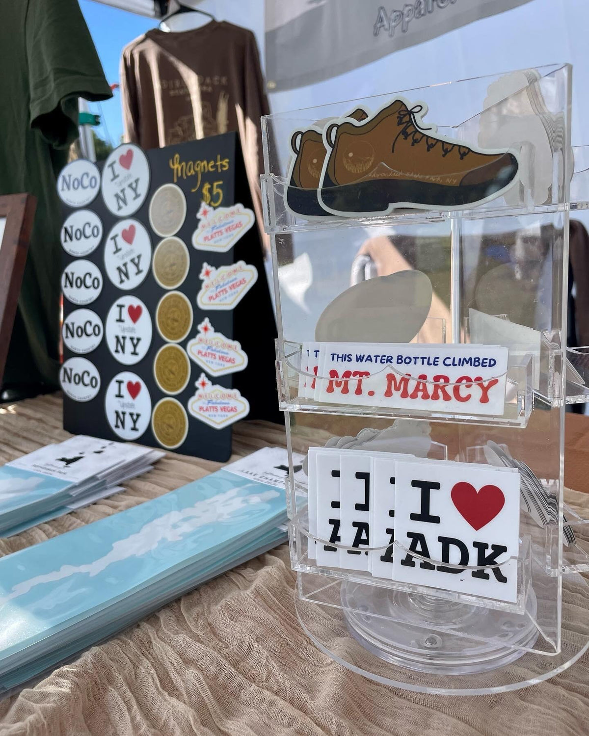 Mt. Marcy Climber Sticker - Adirondack Hiking Gift
