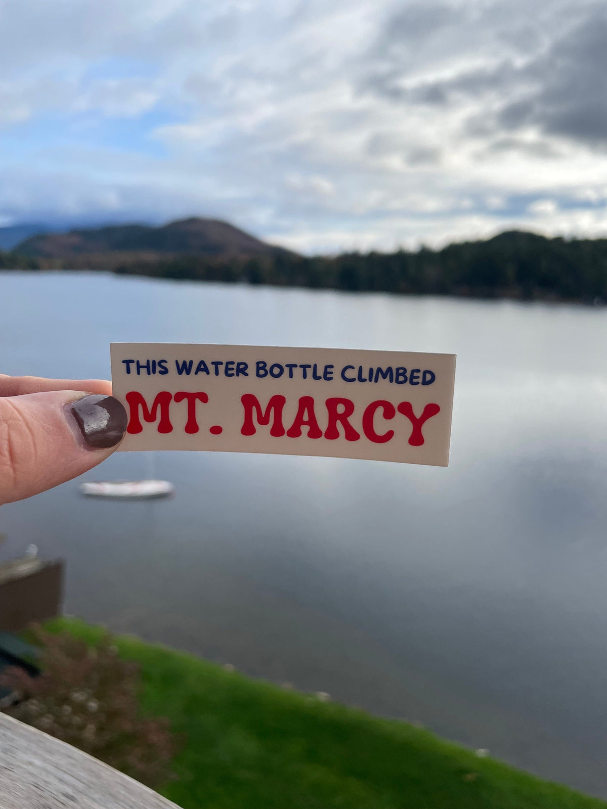 Mt. Marcy Climber Sticker - Adirondack Hiking Gift