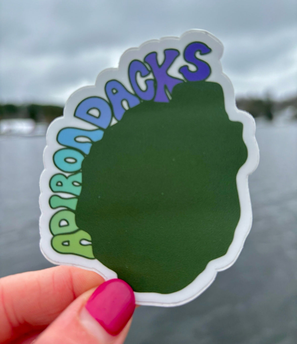 Adirondack Park Sticker: ADK Hiker Gift
