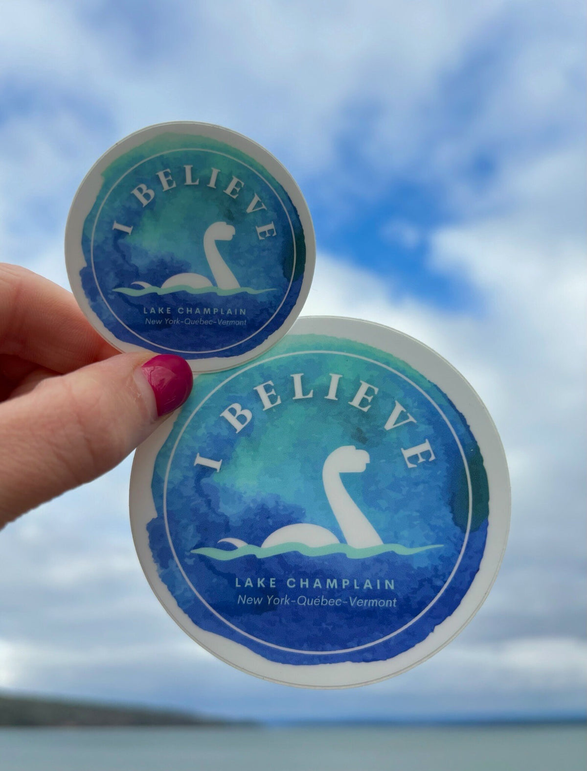 Lake Champlain Champy Sticker: I Believe Lake Monster