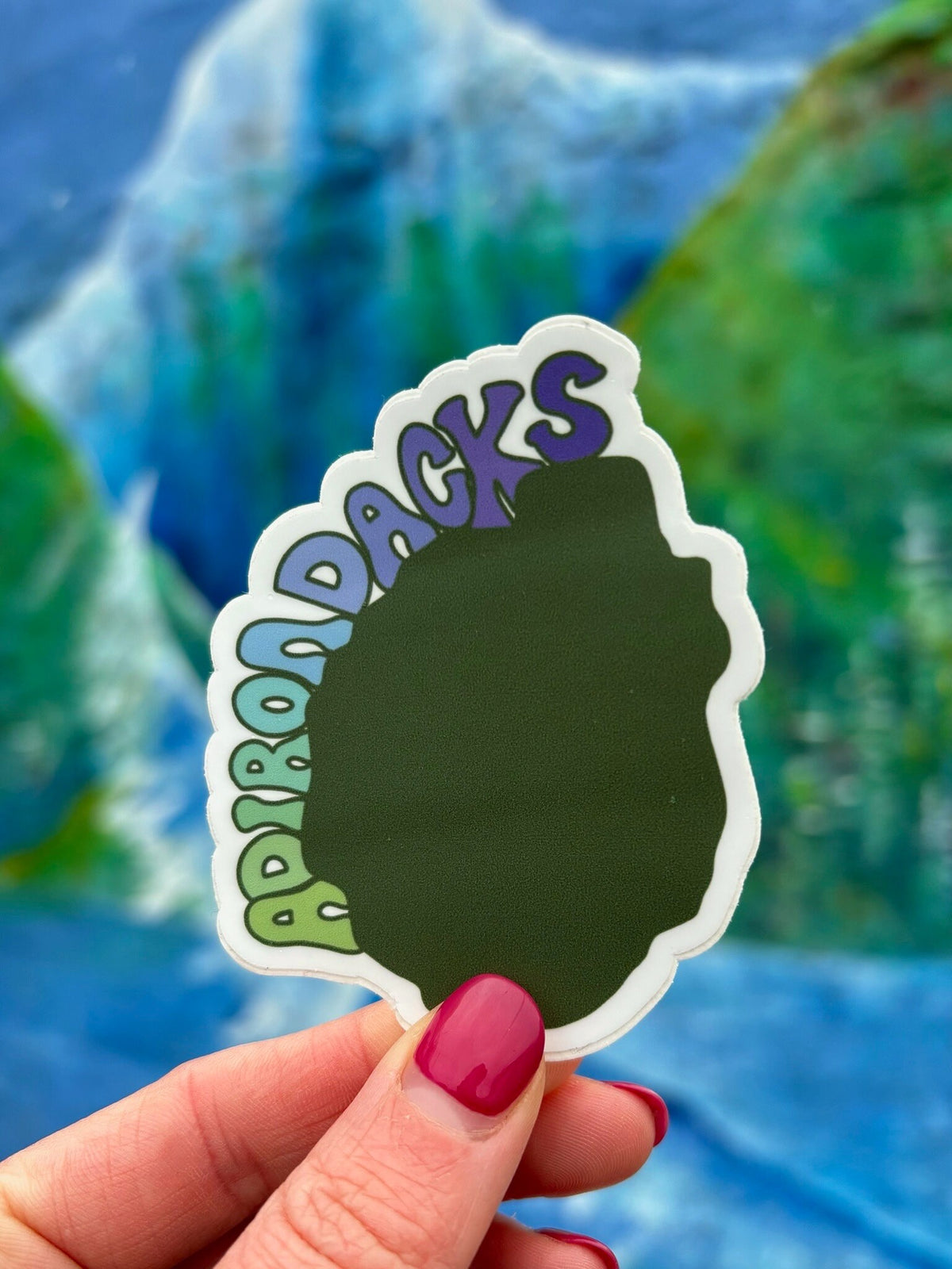 Adirondack Park Sticker: ADK Hiker Gift