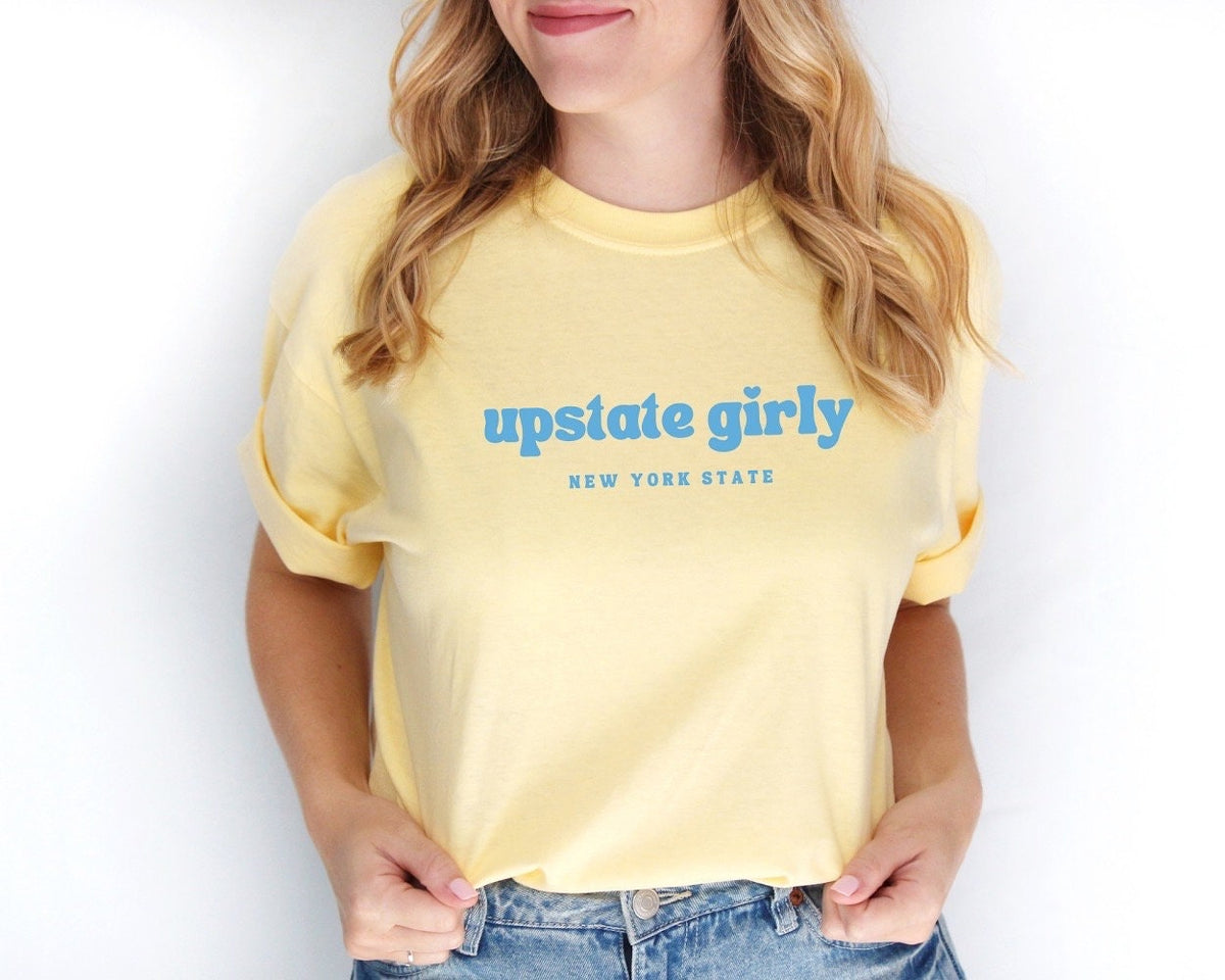 Upstate Girly Comfort Colors T-Shirt: New York Pride