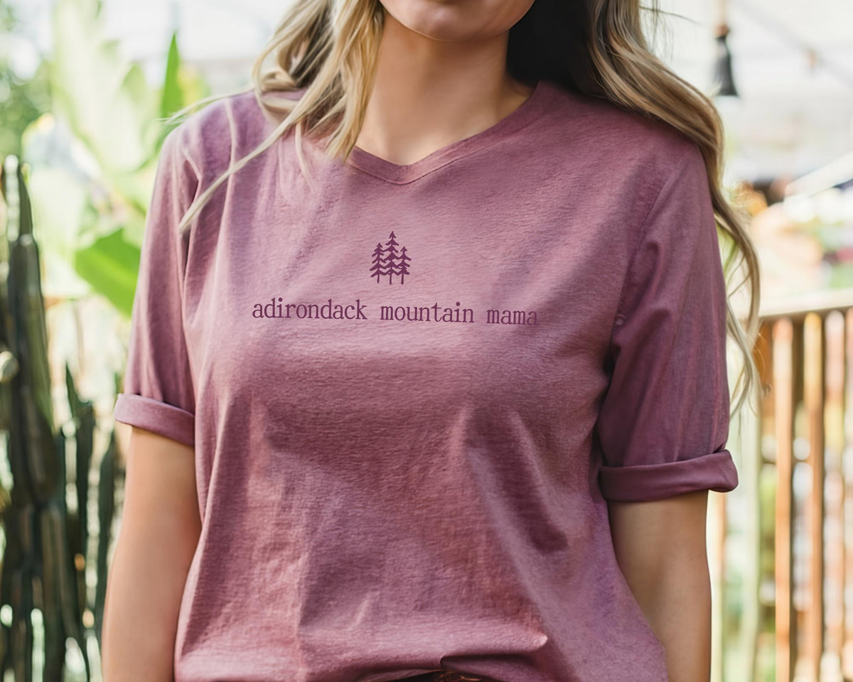 Adirondack Mountain Mama Long or Short Sleeve Shirt: North Country Gift