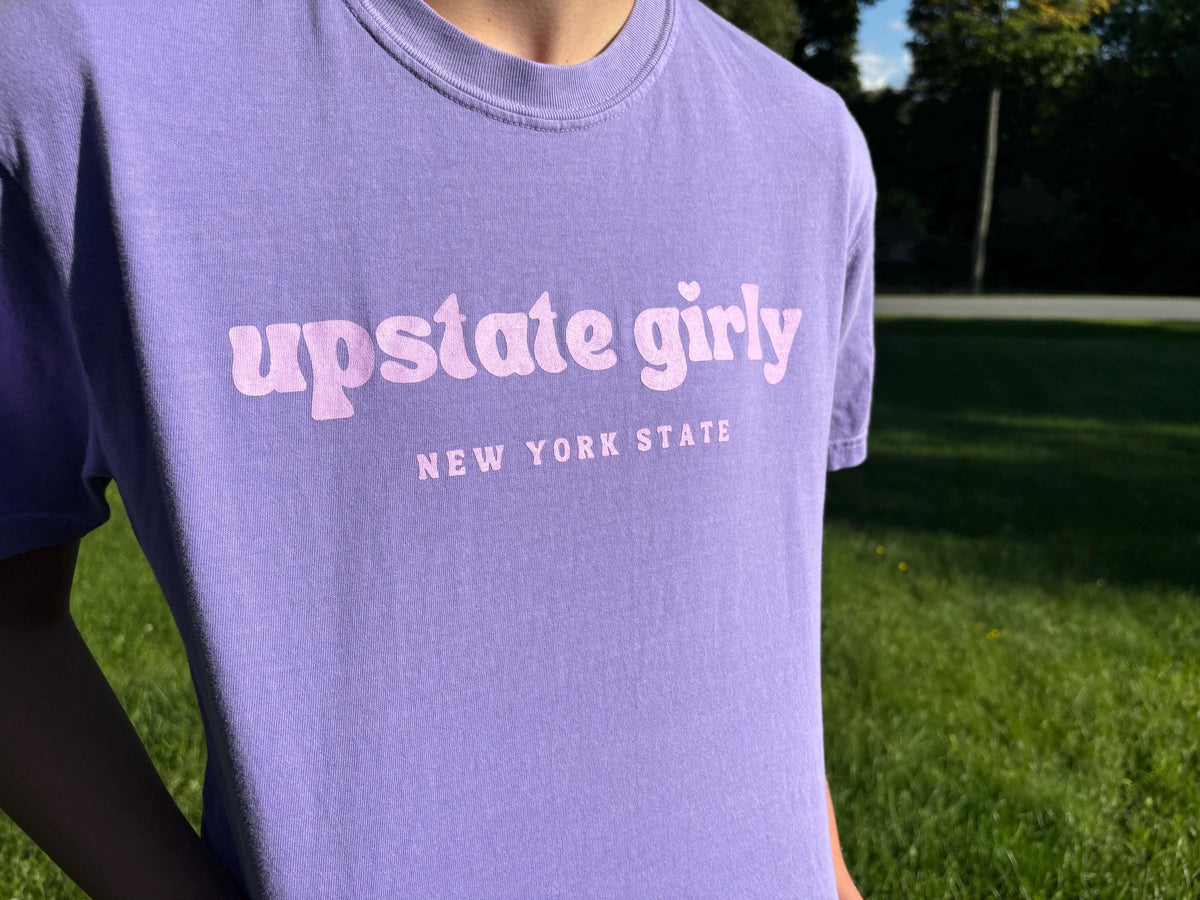 Upstate Girly Comfort Colors T-Shirt: New York Pride
