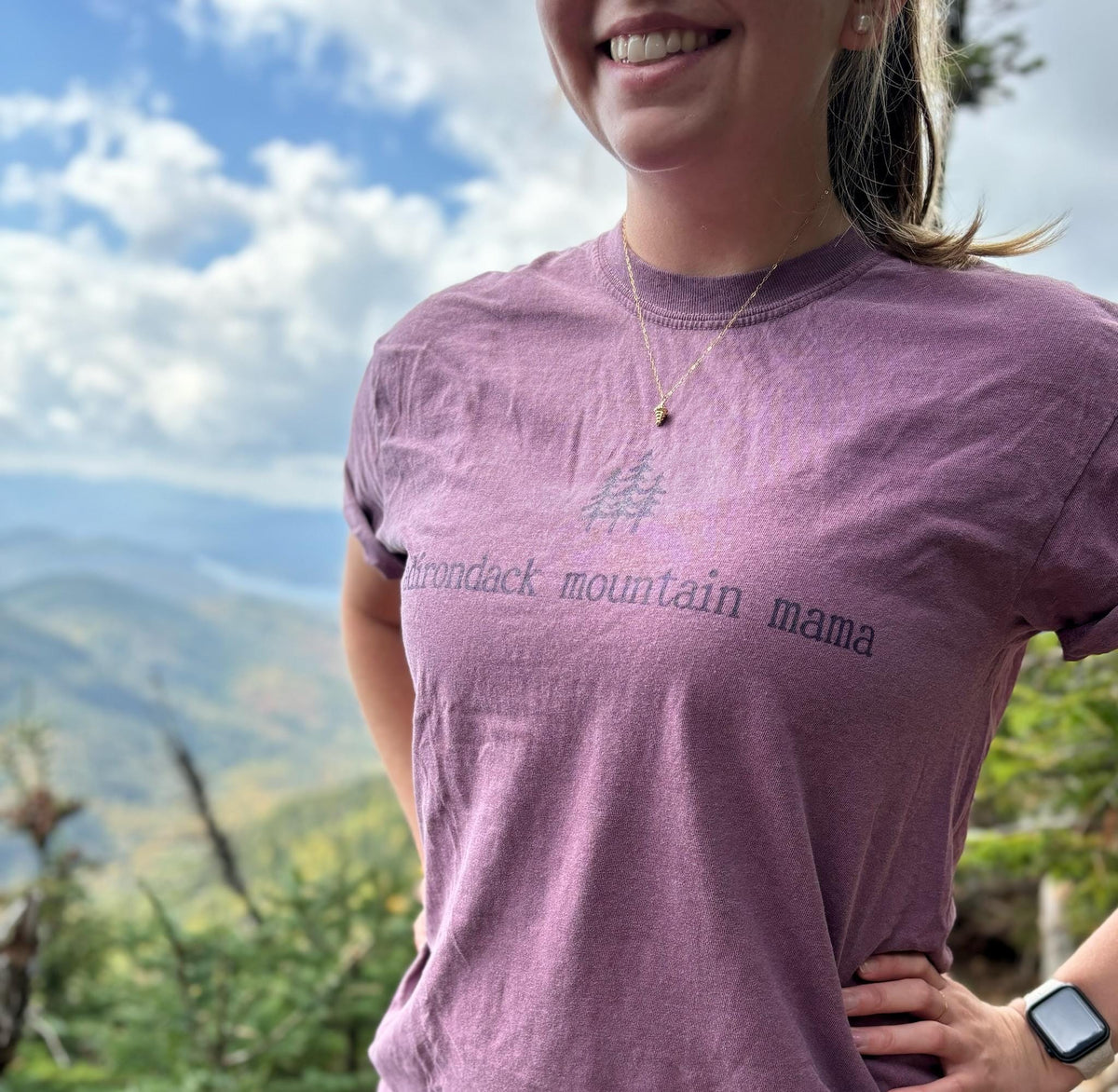Adirondack Mountain Mama Long or Short Sleeve Shirt: North Country Gift