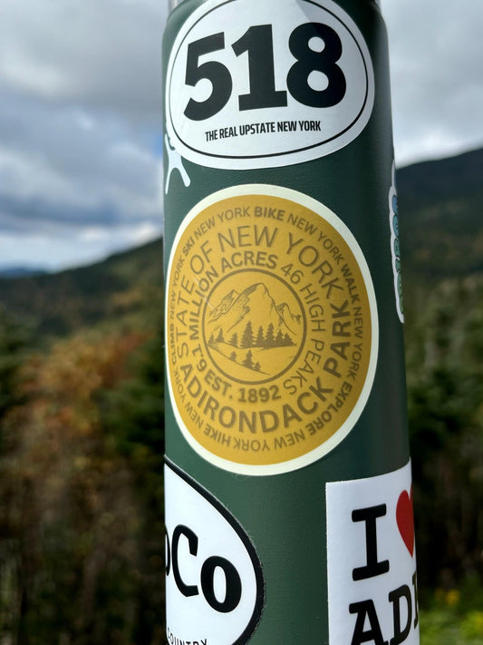 Adirondack Mountain Marker Sticker: ADK Hiker Gift