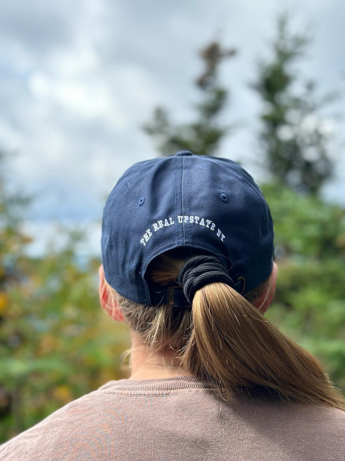 518 Embroidered Hat: Upstate NY Navy Baseball Cap