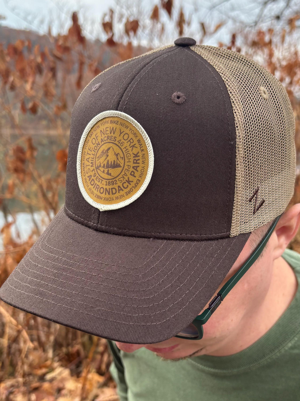 Adirondack Mountain Marker Trucker Hat: ADK Hiking Gift